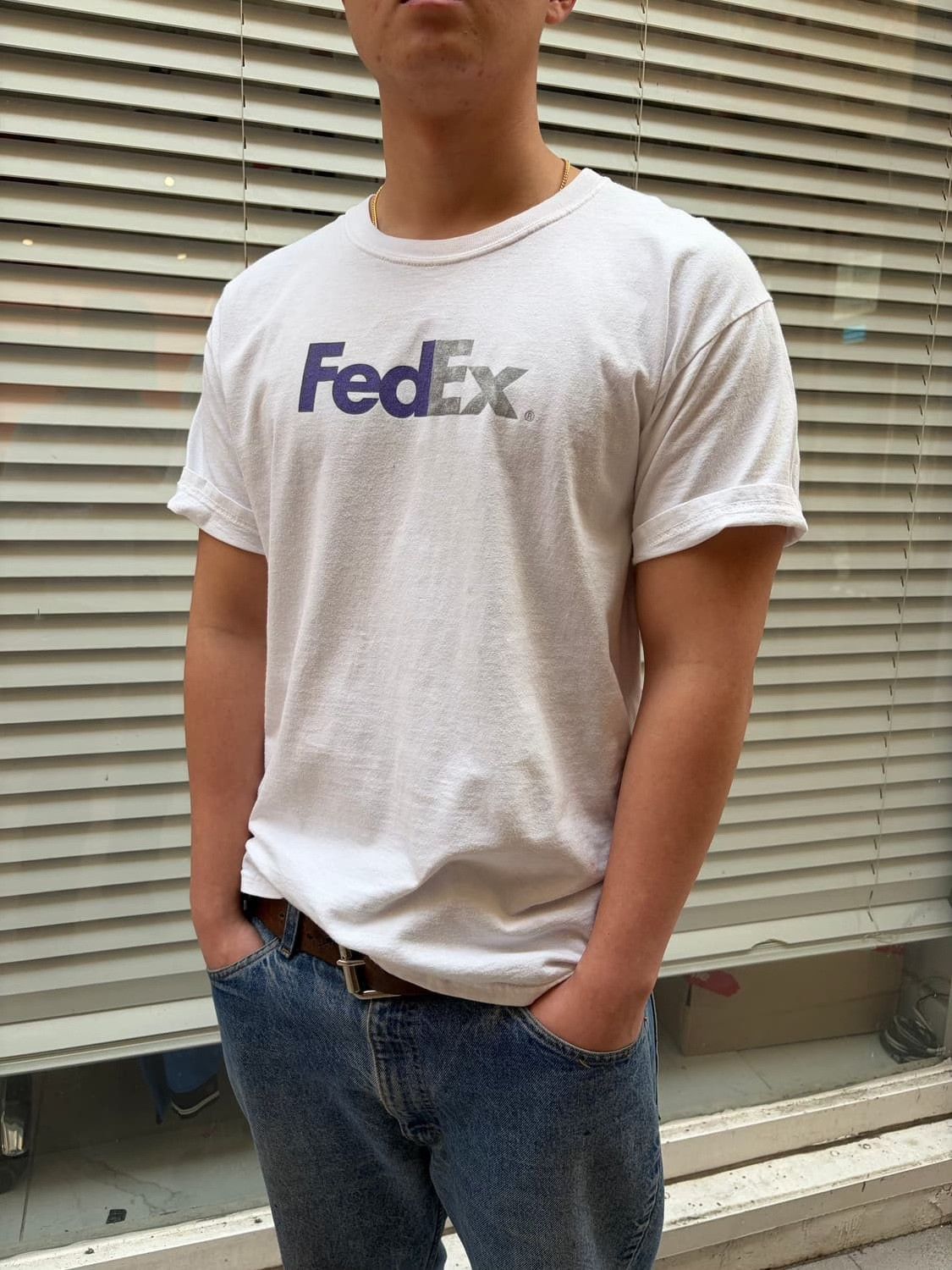 Vintage Vintage 90s FedEx Short Sleeve T-shirt Size US M / EU 48-50 / 2 - 3 Thumbnail
