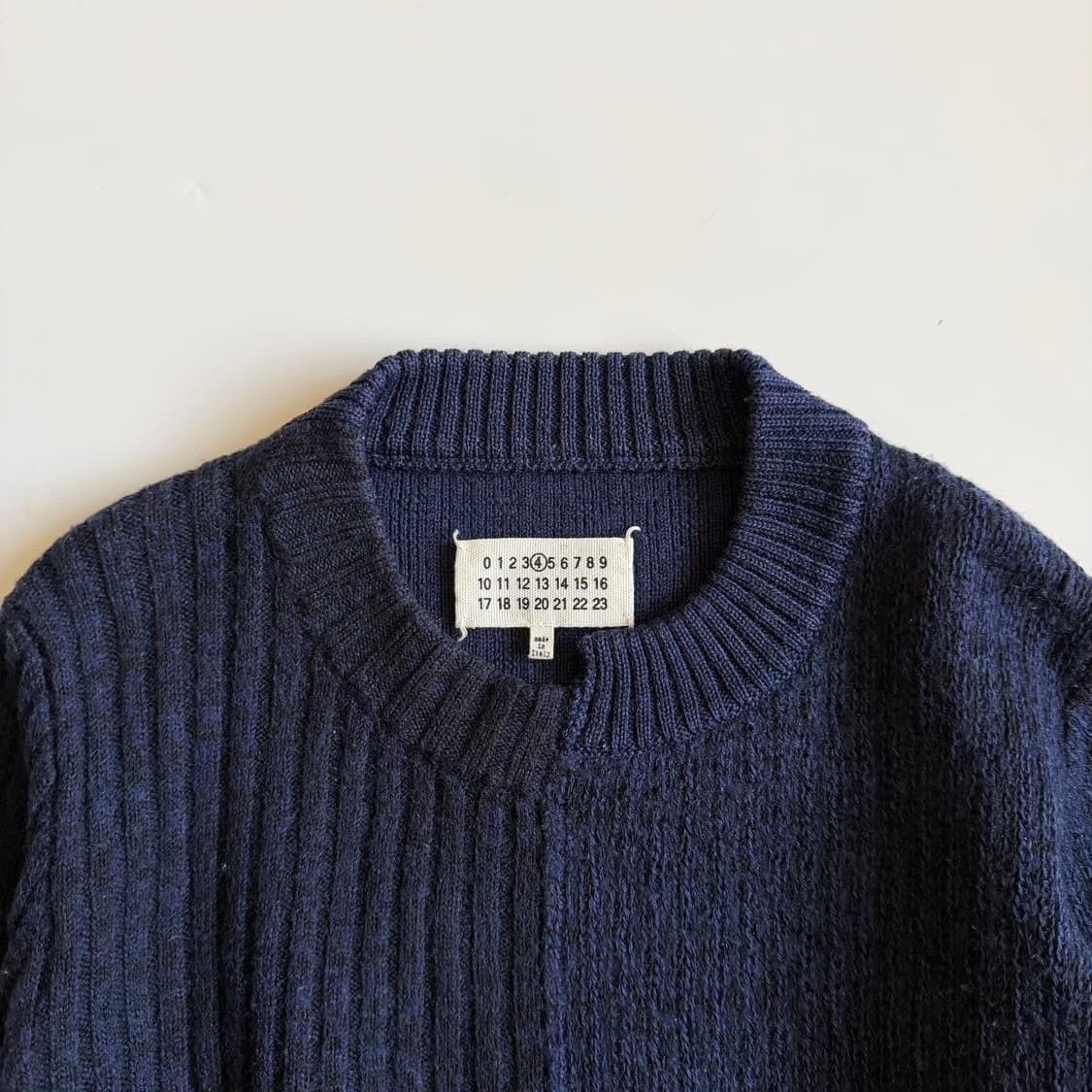 Maison Margiela Maison Margiela Prussian Blue Knit Sweater Size US M / EU 48-50 / 2 - 3 Thumbnail