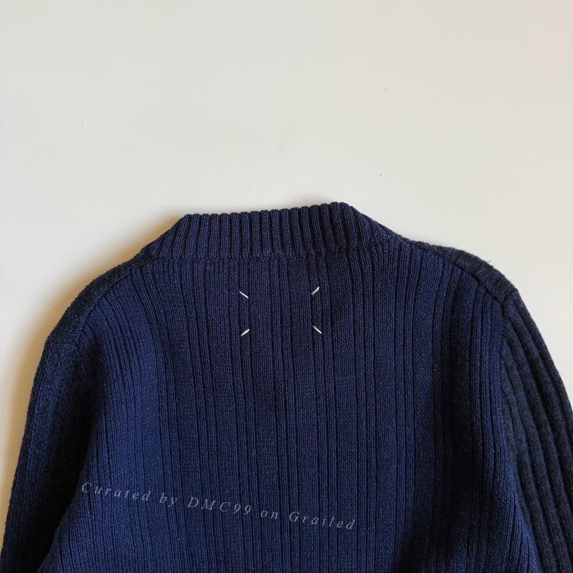 Maison Margiela Maison Margiela Prussian Blue Knit Sweater Size US M / EU 48-50 / 2 - 4 Thumbnail
