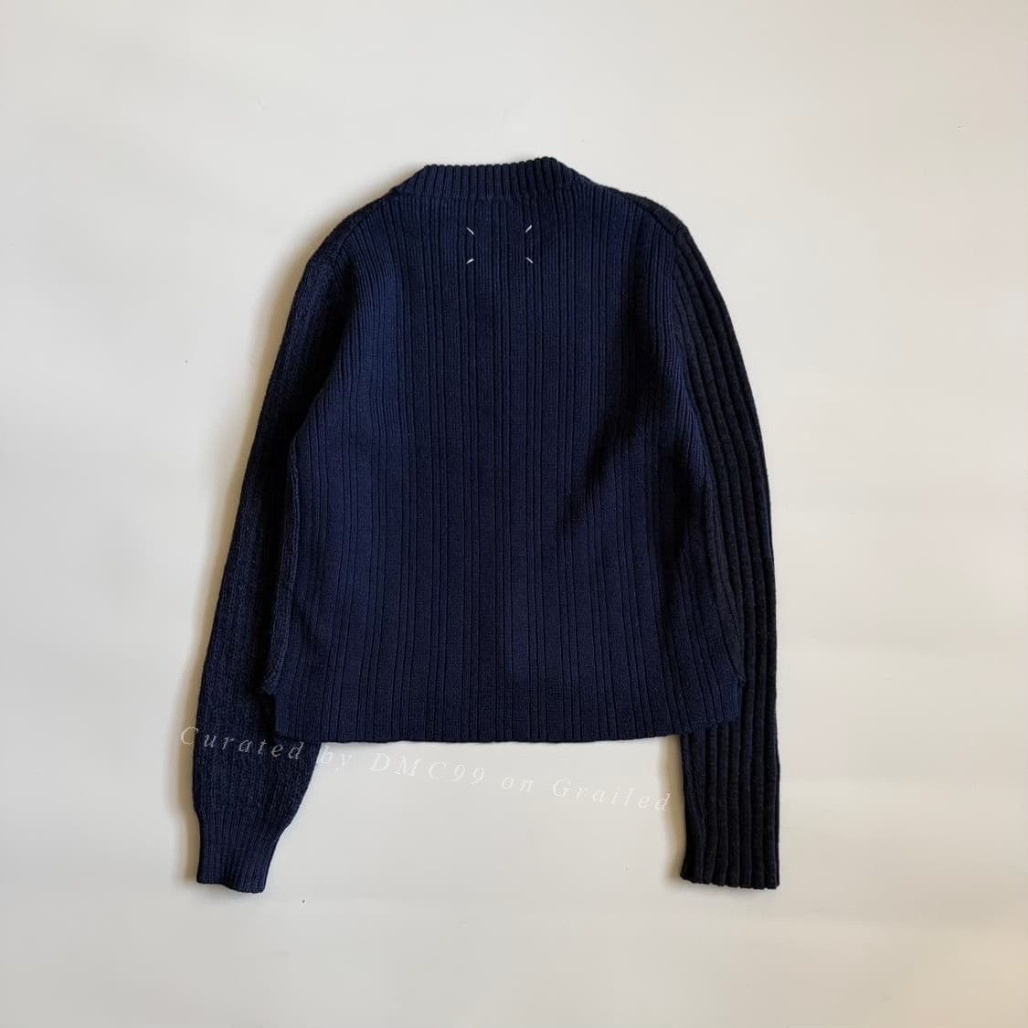 Maison Margiela Maison Margiela Prussian Blue Knit Sweater Size US M / EU 48-50 / 2 - 5 Thumbnail