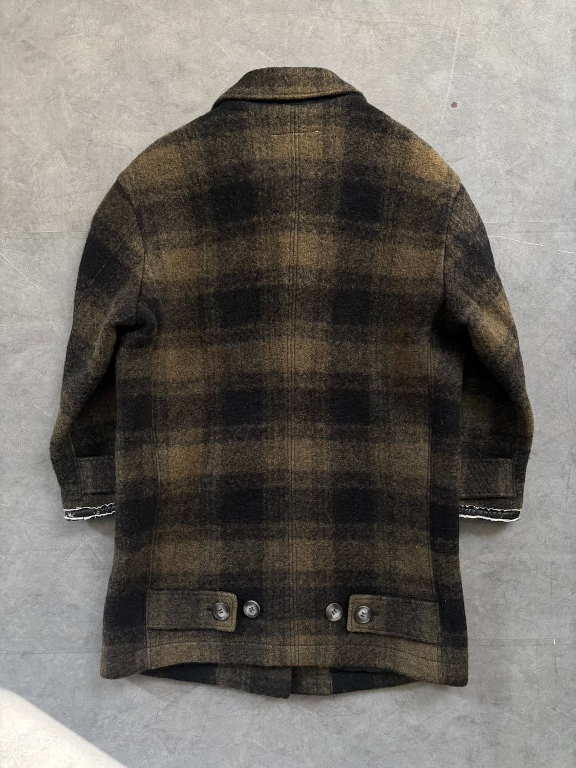 MM6 Maison Margiela MM6 Vintage Plaid Wool Coat Size US M / EU 48-50 / 2 - 4 Thumbnail