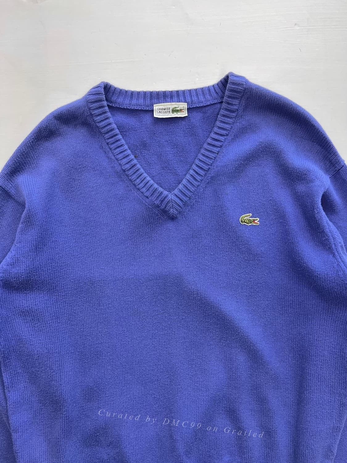 Lacoste Lacoste Vintage French Knit Sweater Size US M / EU 48-50 / 2 - 2 Thumbnail