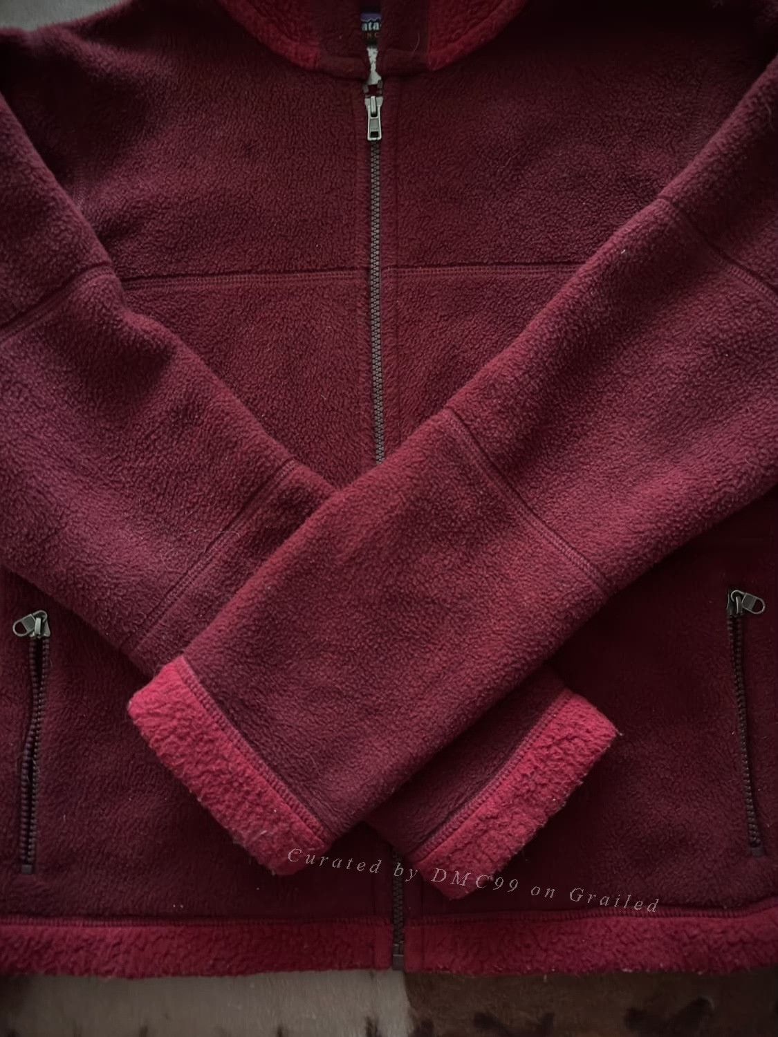Patagonia Patagonia Vintage Burgundy Fleece Jacket Size US M / EU 48-50 / 2 - 6 Thumbnail
