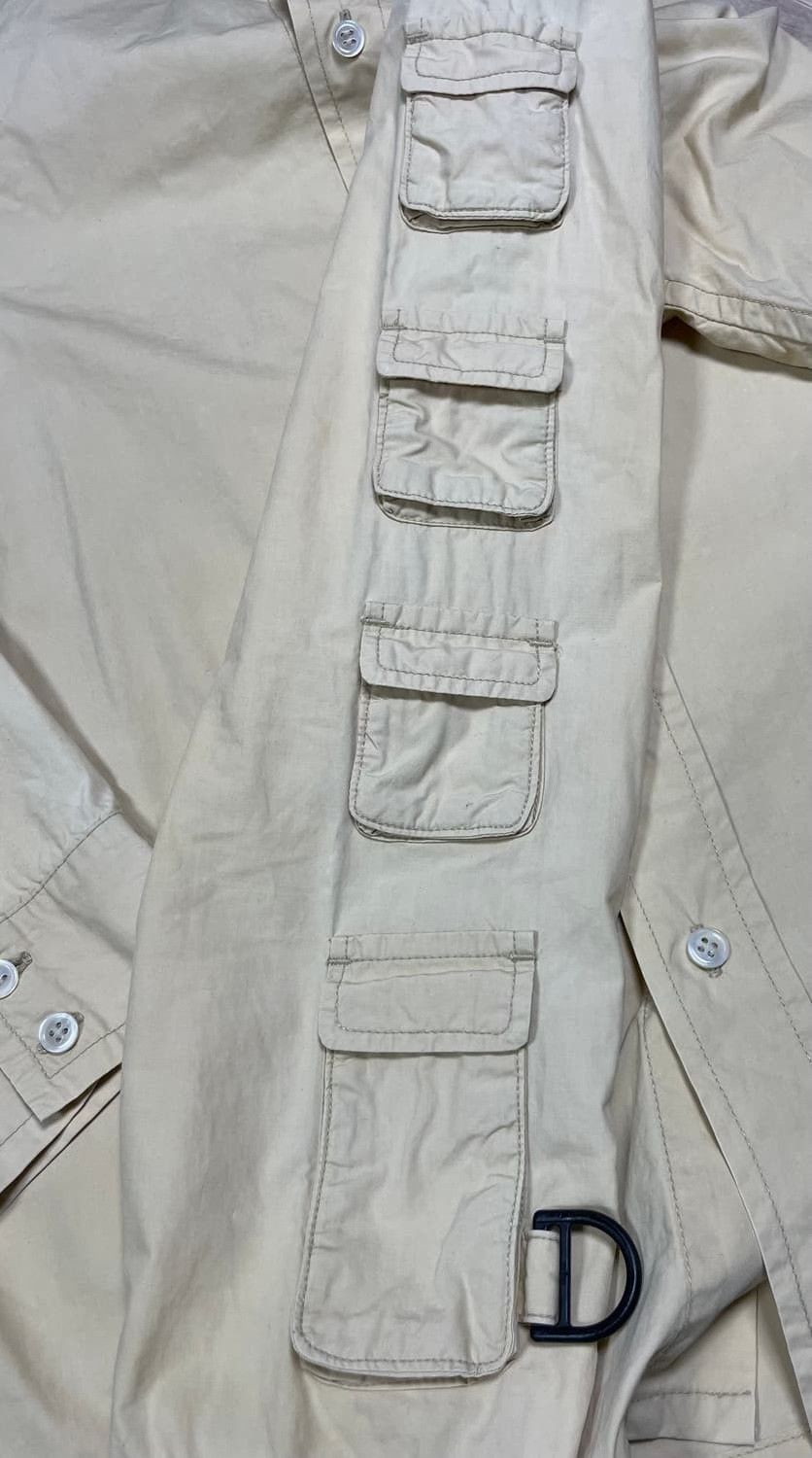 Issey Miyake Issey Miyake Vintage Cargo Shirt Size US M / EU 48-50 / 2 - 2 Thumbnail