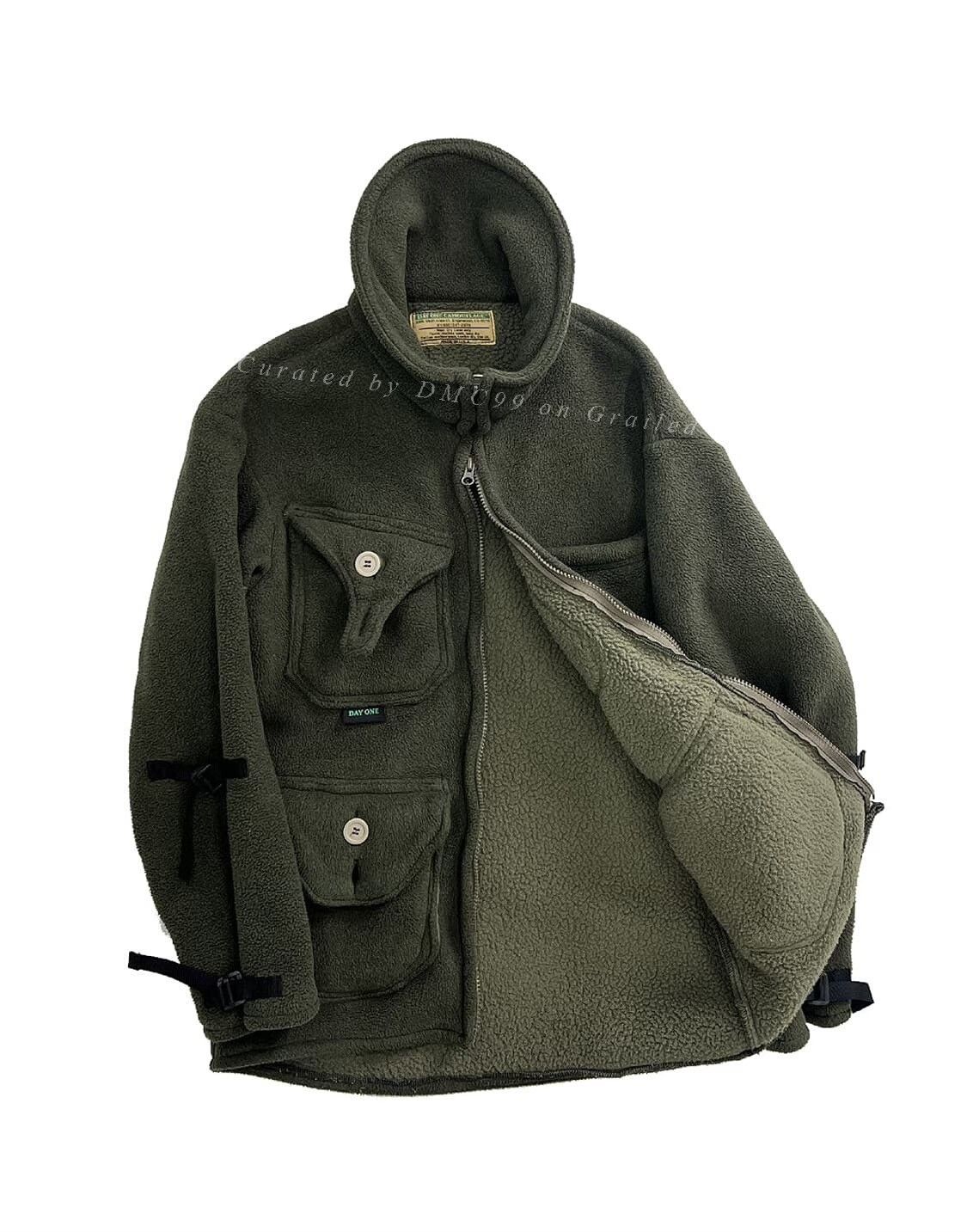 Vintage Vintage Hunting Style Fleece Jacket Size US M / EU 48-50 / 2 - 2 Thumbnail