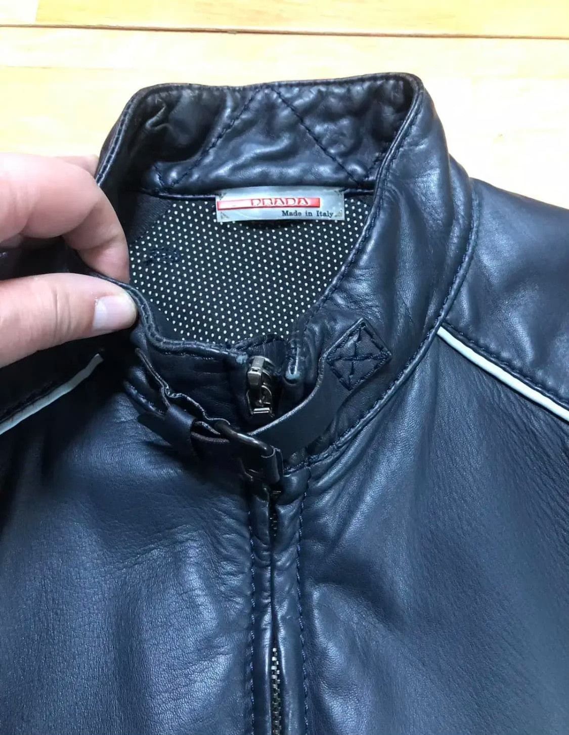 Prada Prada Sport Vintage Leather Jacket Size US M / EU 48-50 / 2 - 3 Thumbnail