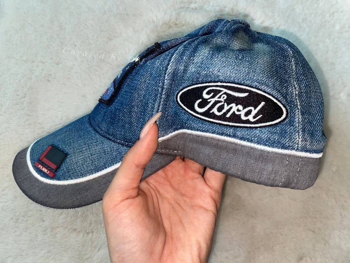 Ford Ford Vintage Denim Motorcycle Cap Size ONE SIZE - 2 Thumbnail