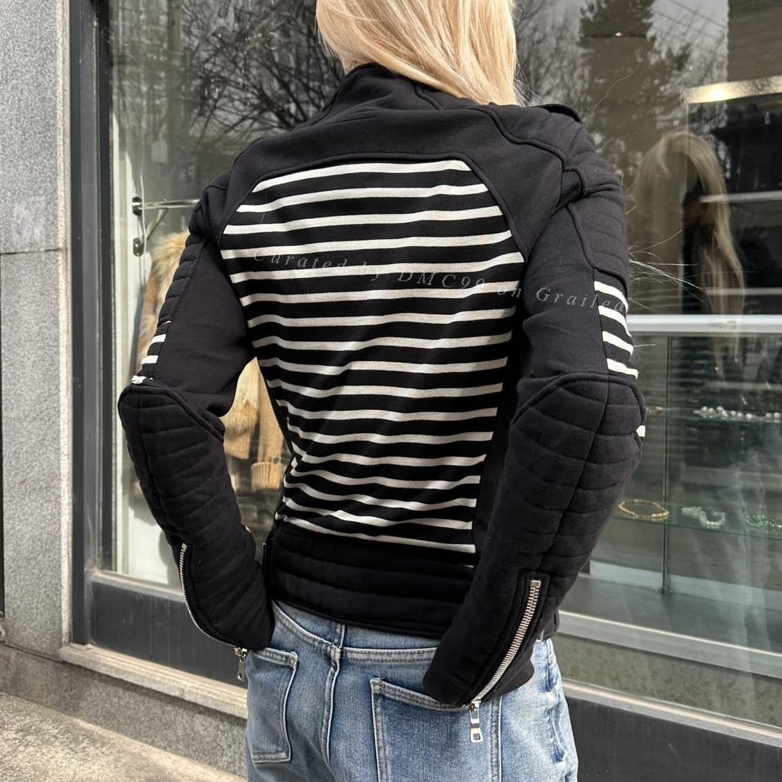 Balmain Balmain Black White Knight Jacket Size US M / EU 48-50 / 2 - 5 Thumbnail