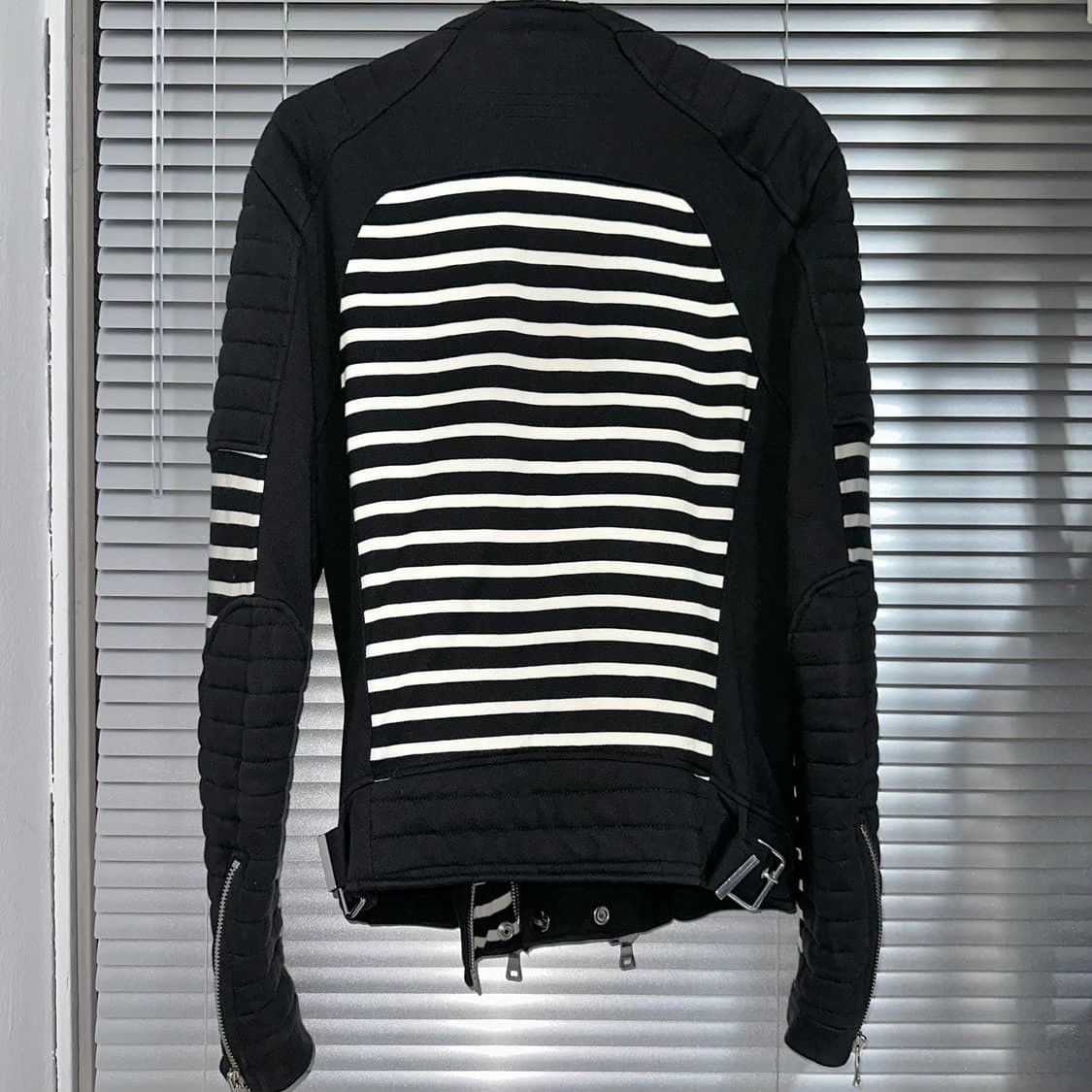 Balmain Balmain Black White Knight Jacket Size US M / EU 48-50 / 2 - 8 Thumbnail