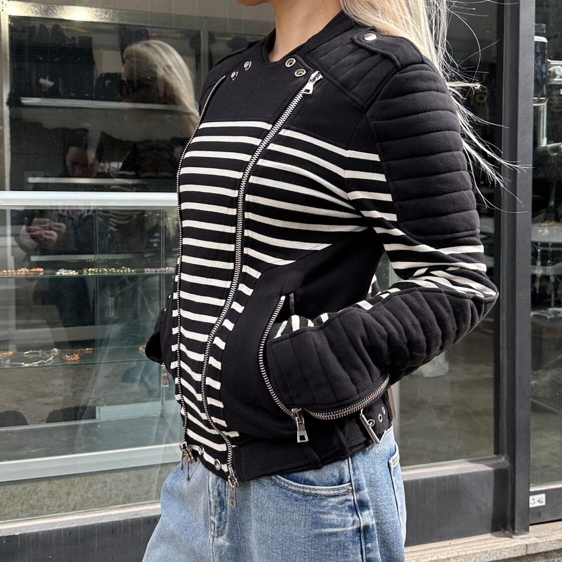 Balmain Balmain Black White Knight Jacket Size US M / EU 48-50 / 2 - 3 Thumbnail