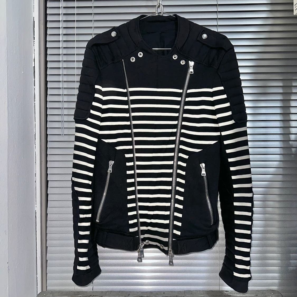 Balmain Balmain Black White Knight Jacket Size US M / EU 48-50 / 2 - 7 Thumbnail