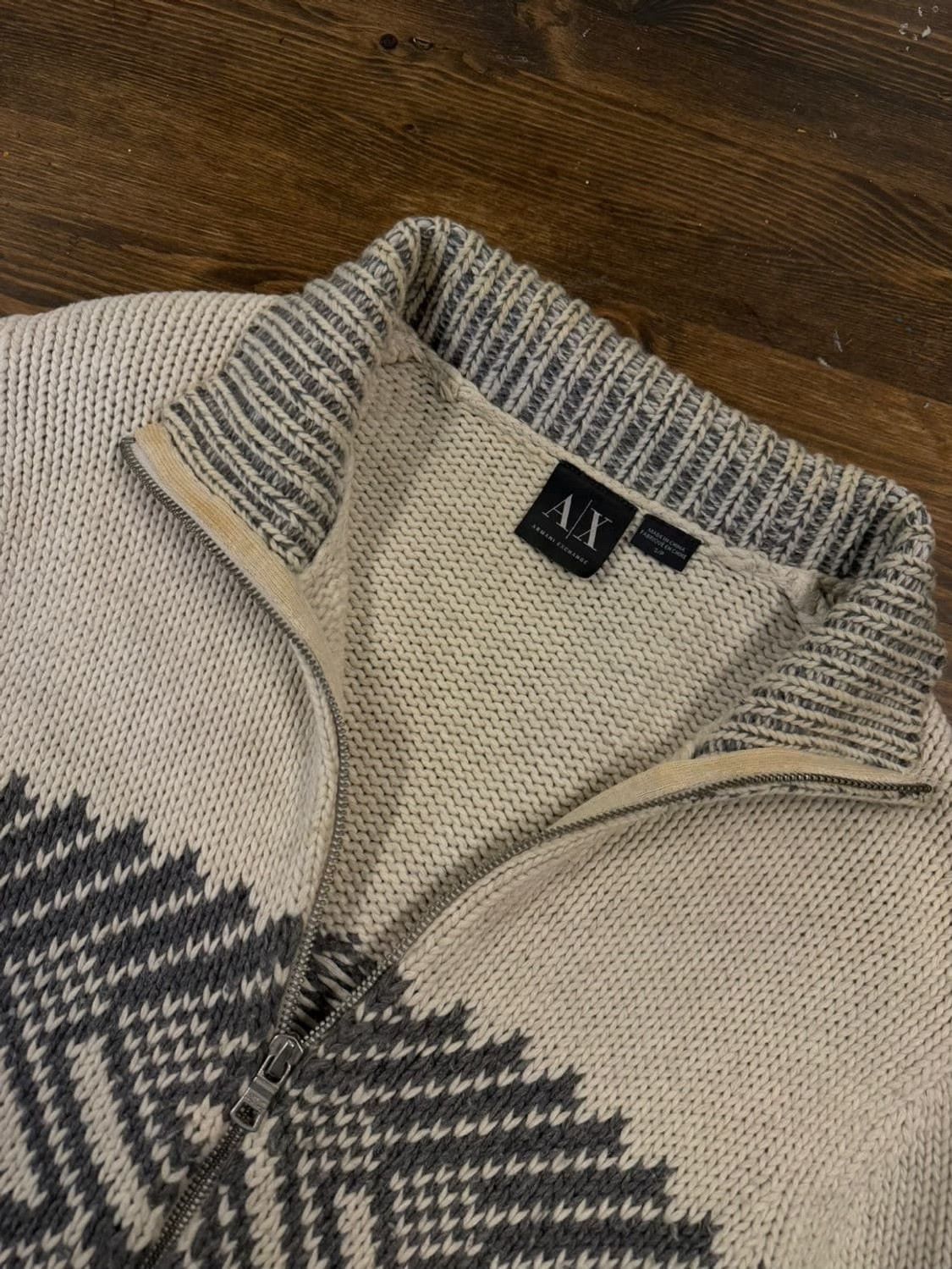 Armani Armani Vintage Cape Town Knit Jacket Size US S / EU 44-46 / 1 - 8 Thumbnail