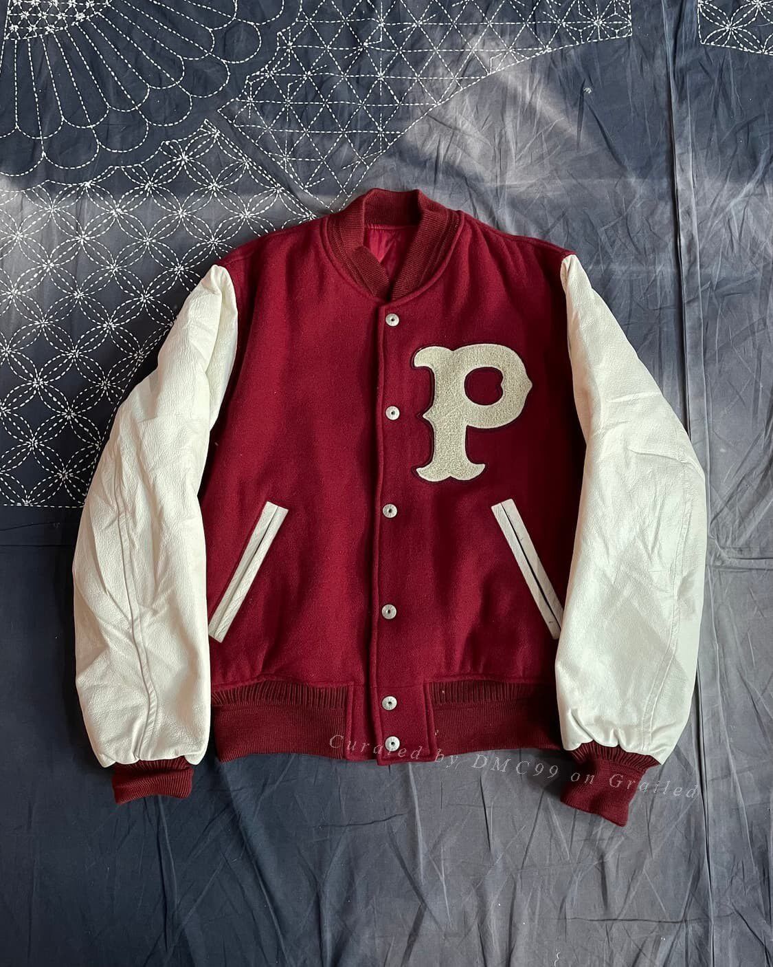 PPFM Vintage Varsity Wool Leather Jacket Size US M / EU 48-50 / 2 - 4 Thumbnail