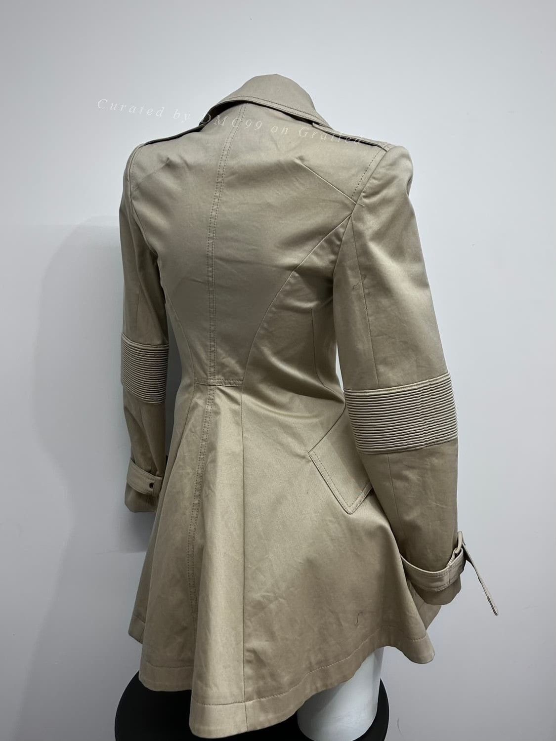 Alexander McQueen Alexander McQueen Vintage Trench Coat Size S / US 4 / IT 40 - 3 Thumbnail