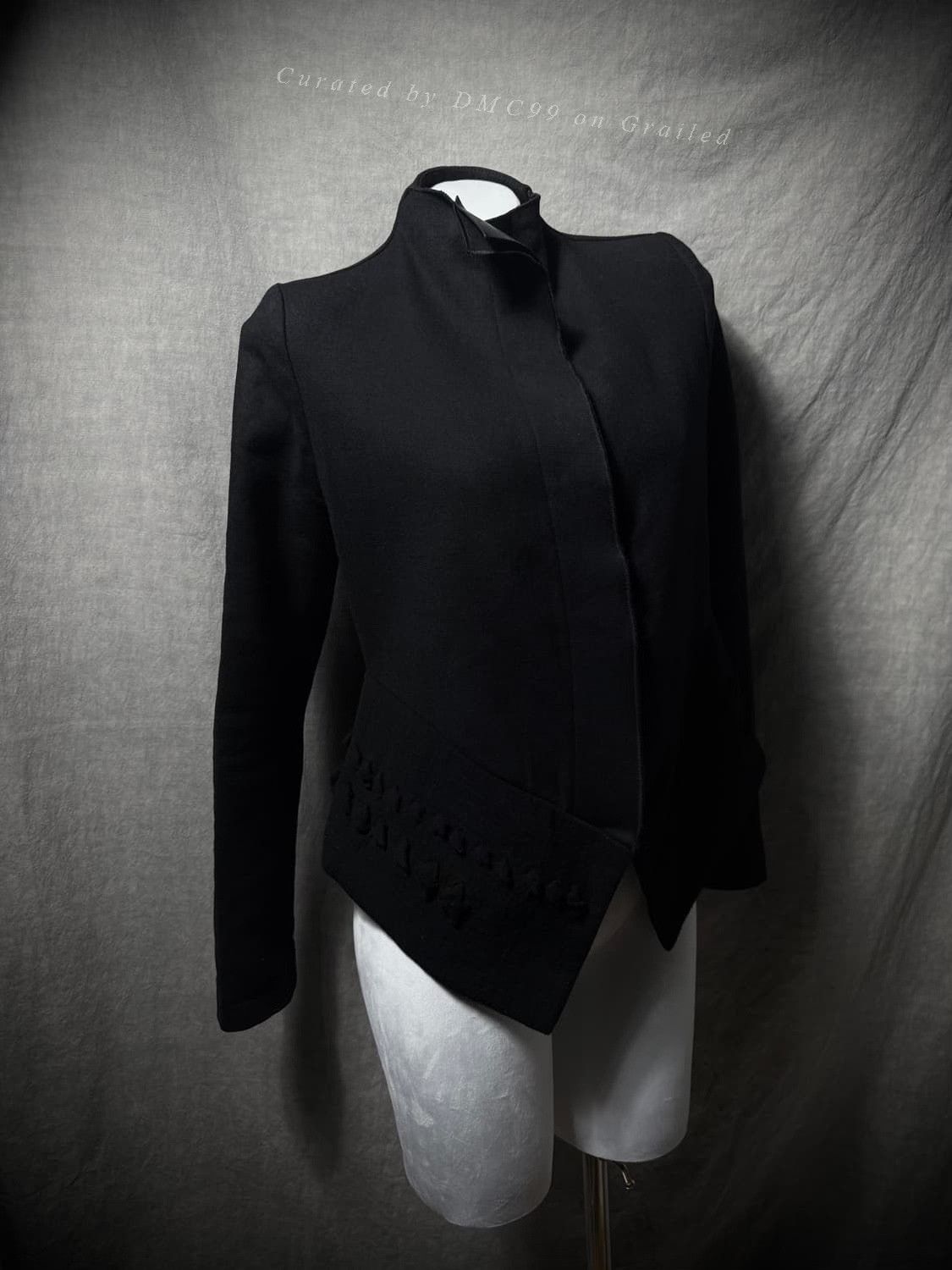 Vintage Sharon Wauchob Lucifer Wool Coat Size S / US 4 / IT 40 - 2 Thumbnail
