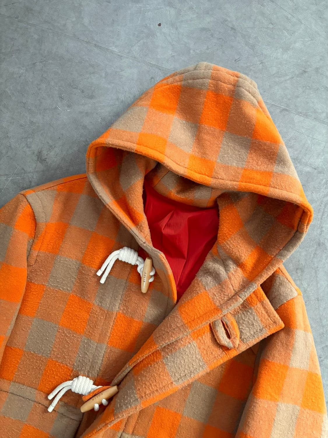 Solid Homme Solid Homme Vintage Plaid Horn Button Coat Size US M / EU 48-50 / 2 - 4 Thumbnail