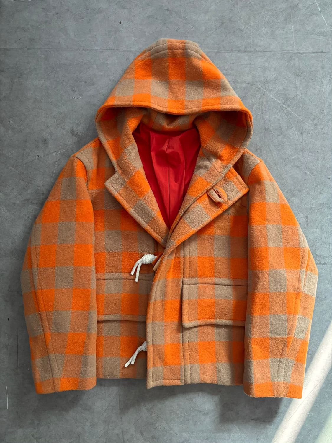 Solid Homme Solid Homme Vintage Plaid Horn Button Coat Size US M / EU 48-50 / 2 - 2 Thumbnail