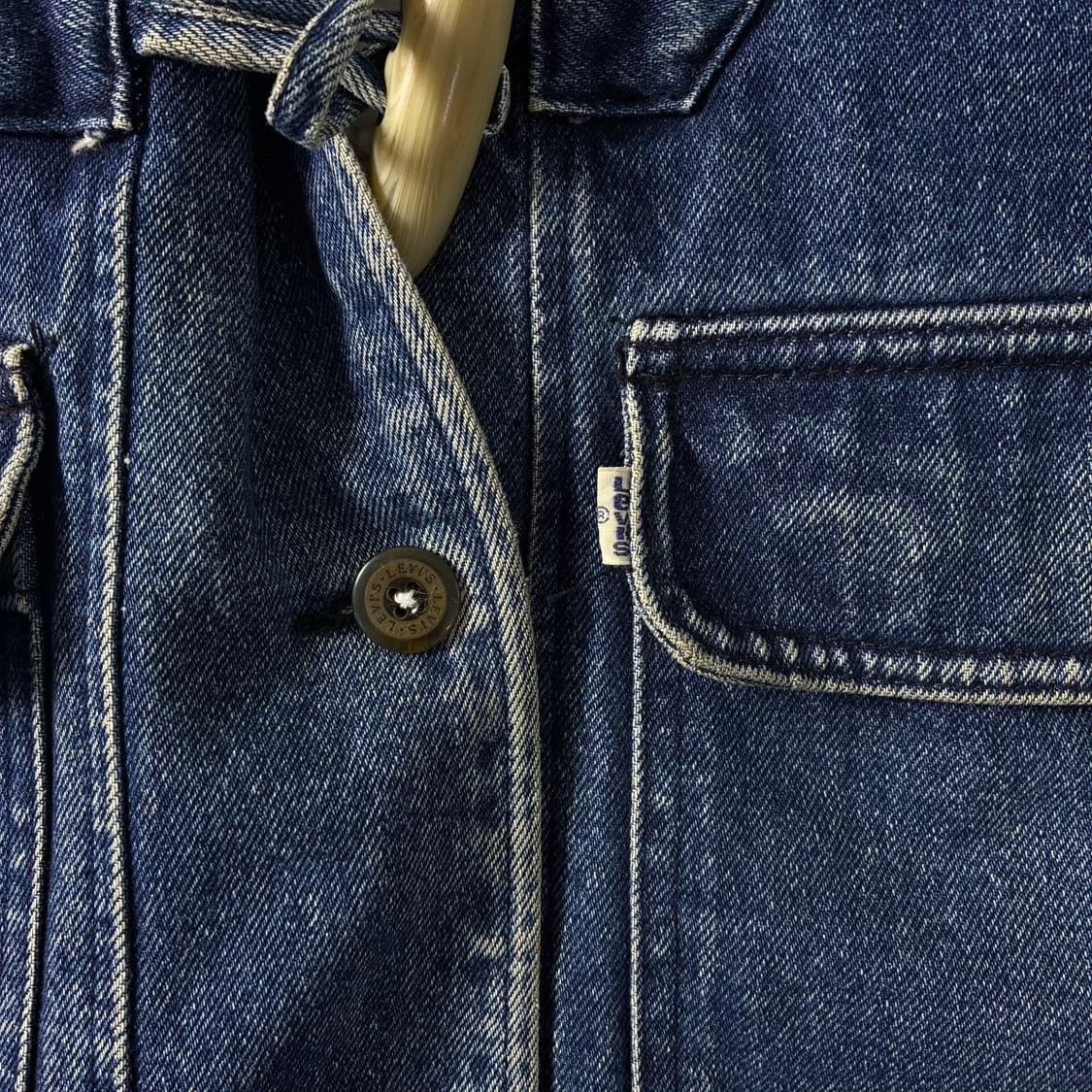 Levi's Vintage Clothing Levi's Vintage Distressed Denim Wool Coat Size US M / EU 48-50 / 2 - 5 Thumbnail
