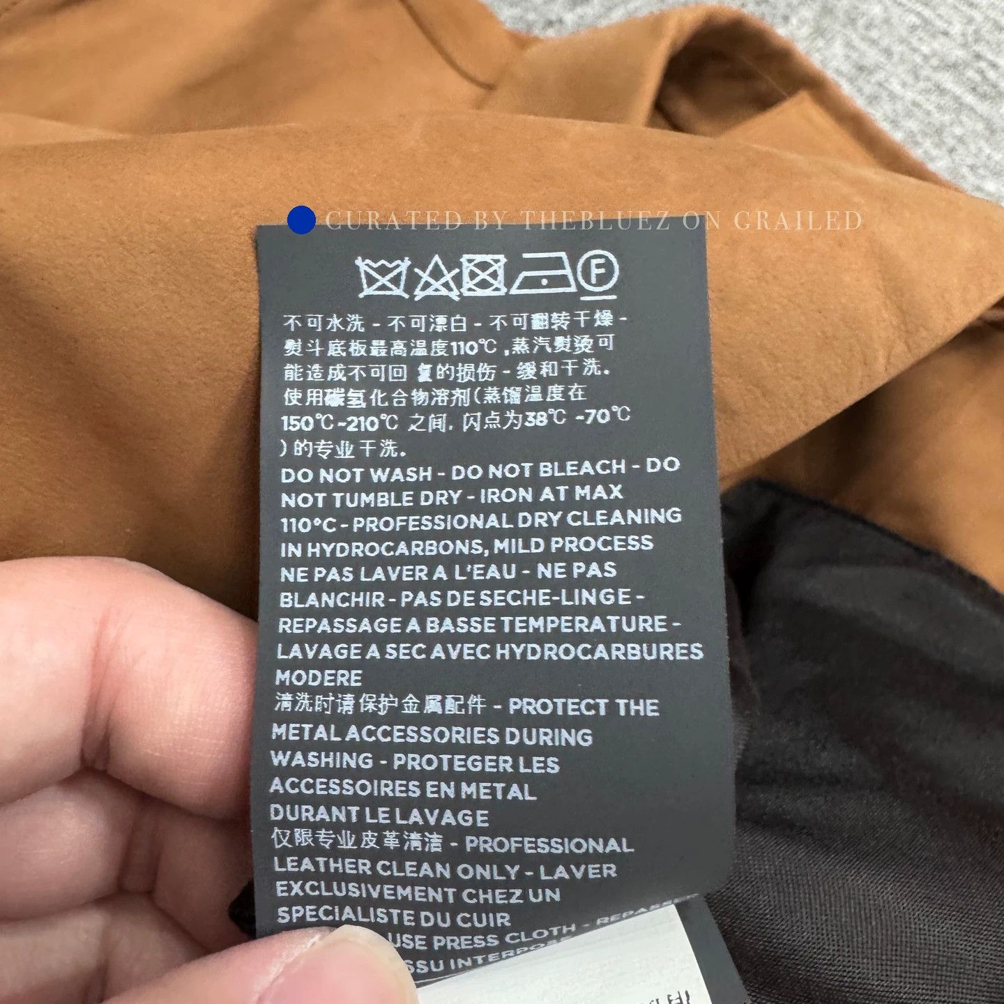 Ermenegildo Zegna Stylish Brown Leather Jacket, Size M Size US M / EU 48-50 / 2 - 5 Thumbnail
