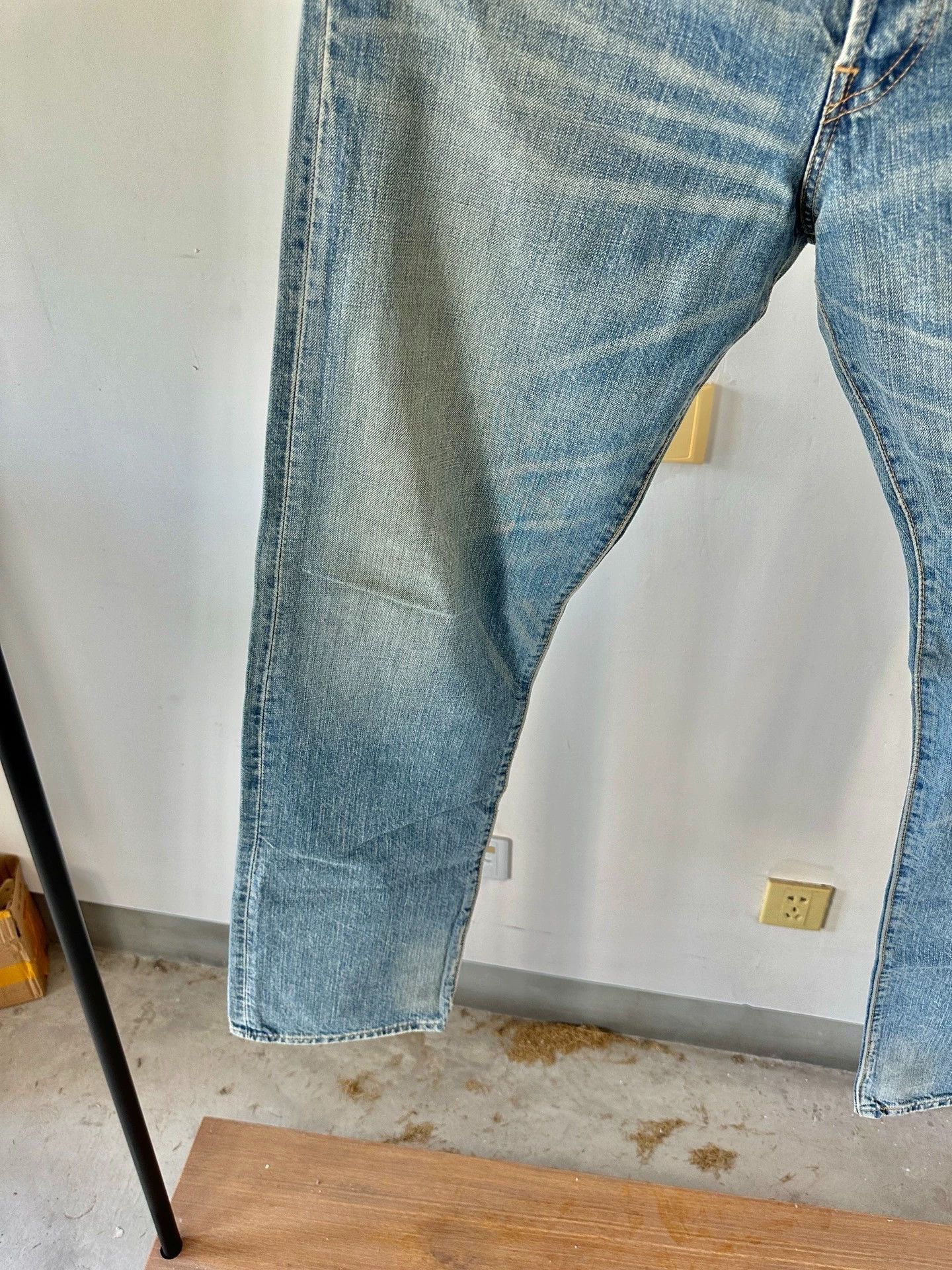 Levi's Classic Blue Denim 501s in Size 32 Size US 32 / EU 48 - 3 Thumbnail