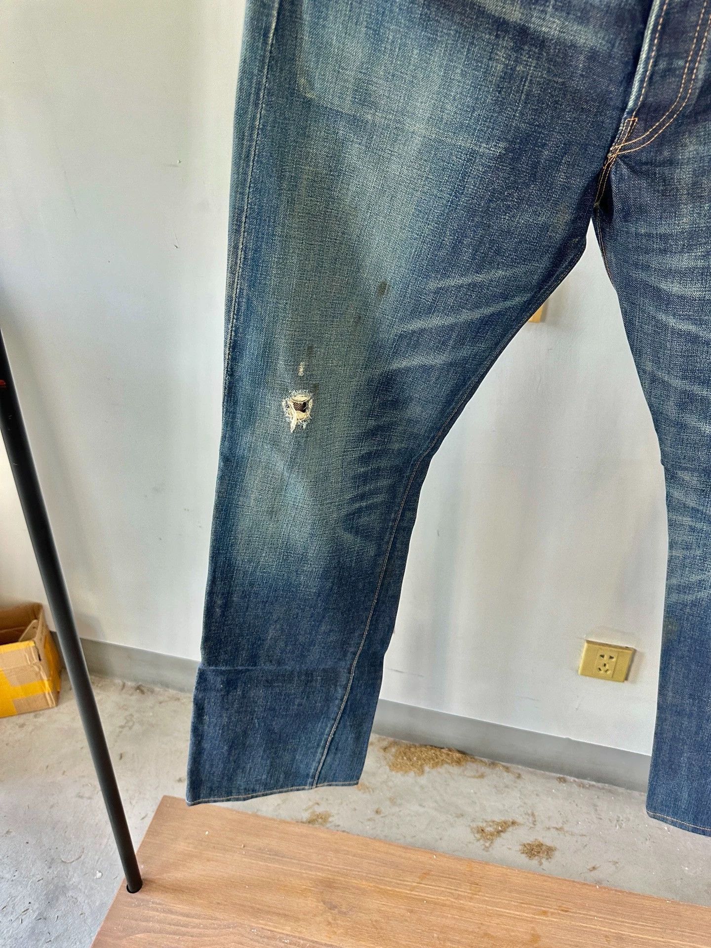 Levi's Distressed Blue Jeans - Size 36 Size US 36 / EU 52 - 3 Thumbnail