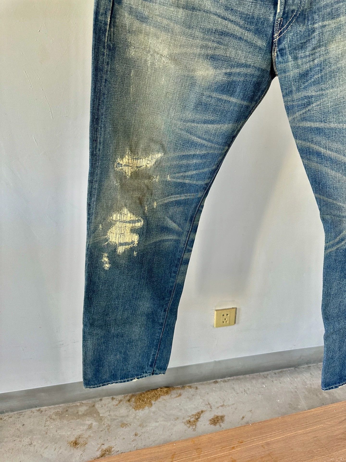Levi's Patch Stitch Heavy Wash Denim in Blue, Size 36 Size US 36 / EU 52 - 3 Thumbnail