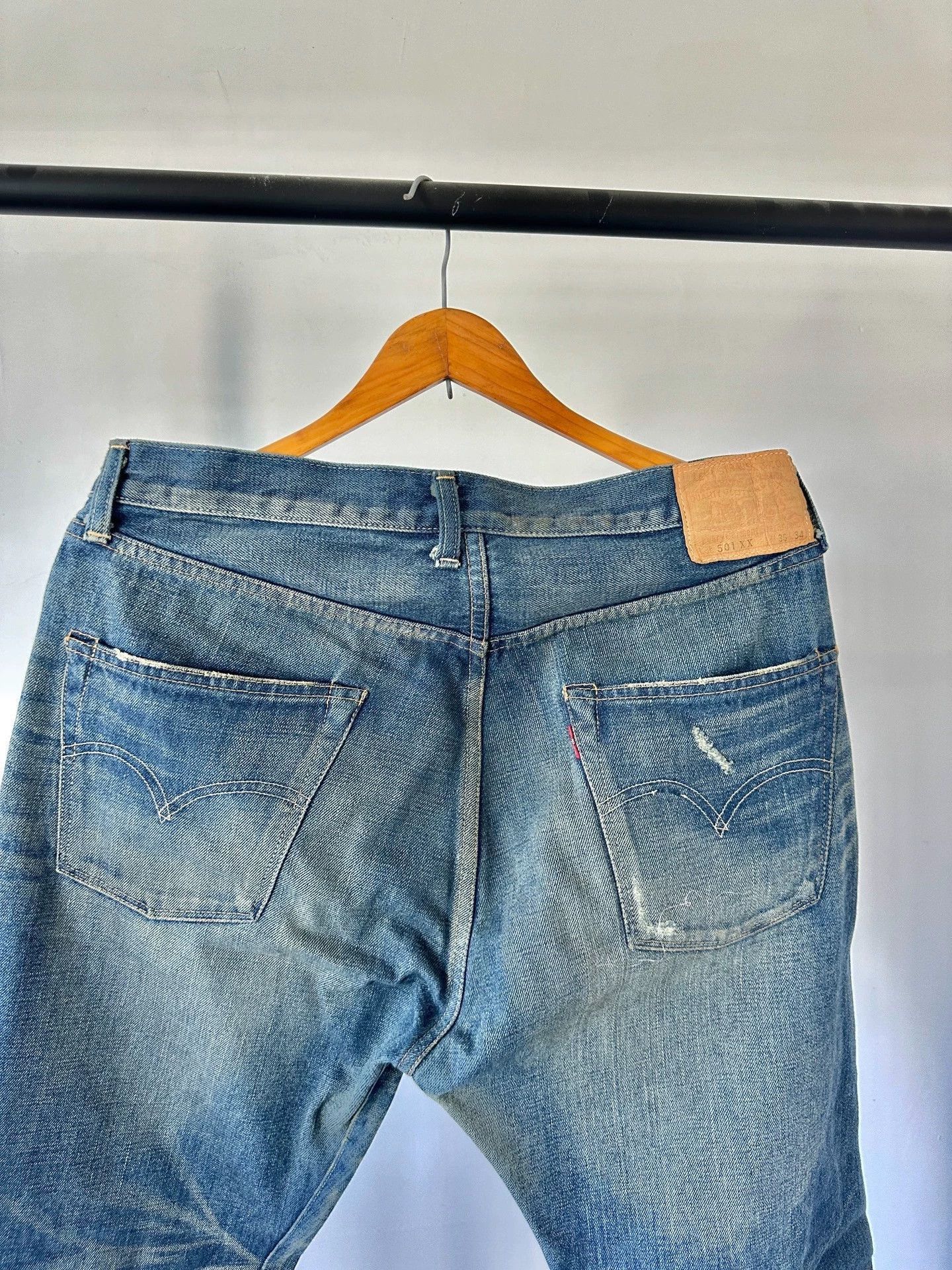 Levi's Patch Stitch Heavy Wash Denim in Blue, Size 36 Size US 36 / EU 52 - 9 Thumbnail