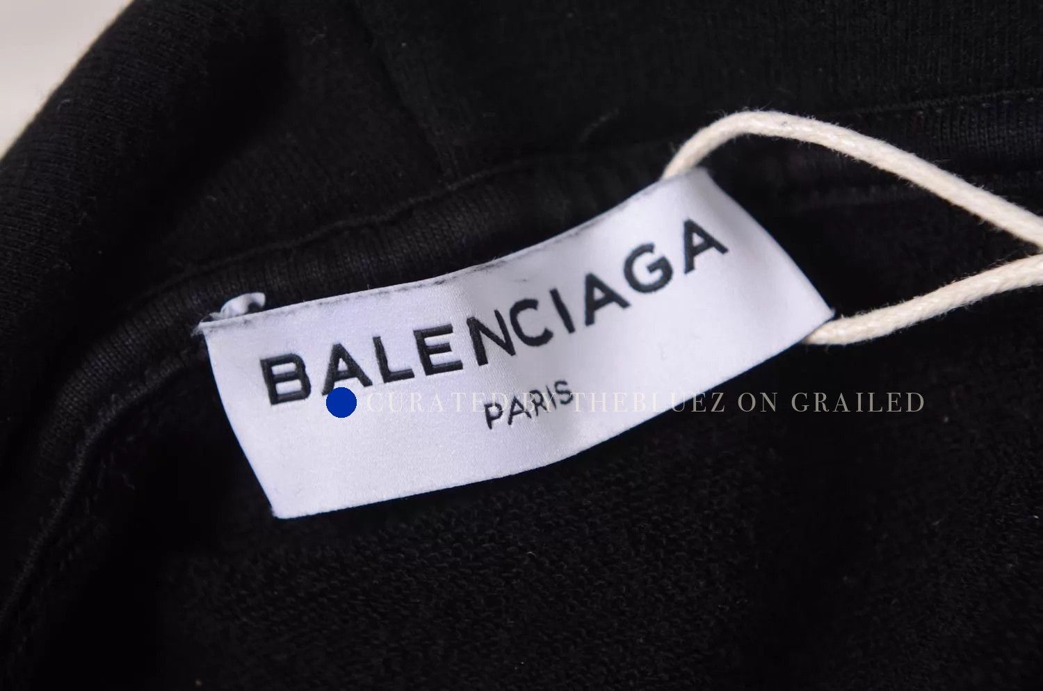 Balenciaga Sleek Black Hoodie in Size S Size US S / EU 44-46 / 1 - 5 Thumbnail