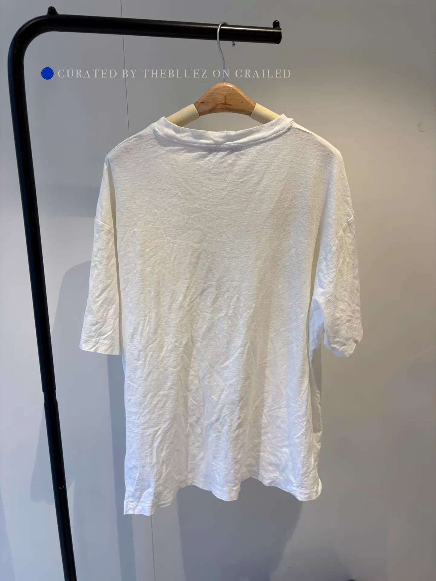 Acne Studios Distressed Logo White Short Sleeve Tee Size US S / EU 44-46 / 1 - 3 Thumbnail