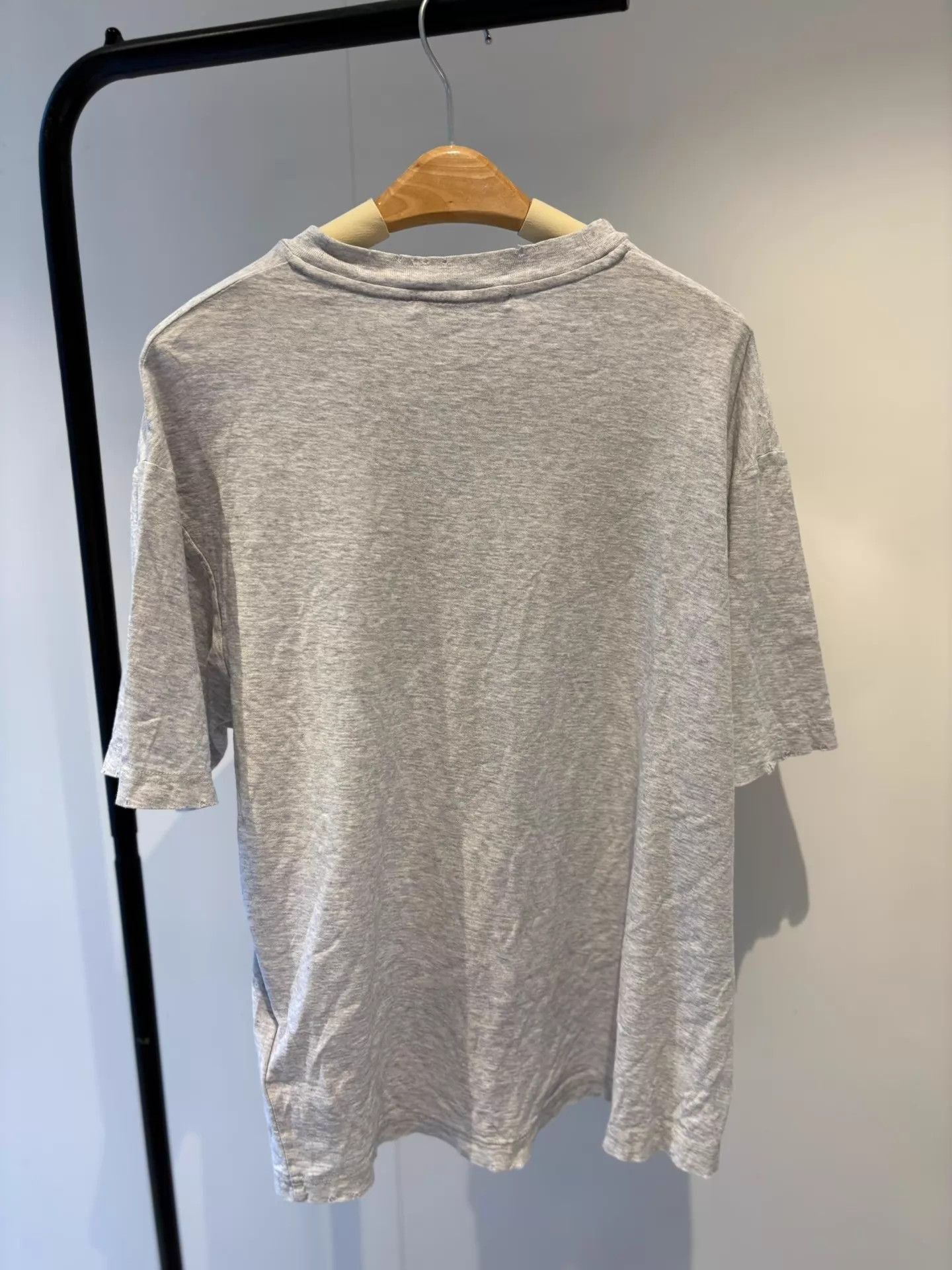 Acne Studios Distressed Gray Short Sleeve Tee in XS Size US XS / EU 42 / 0 - 4 Thumbnail
