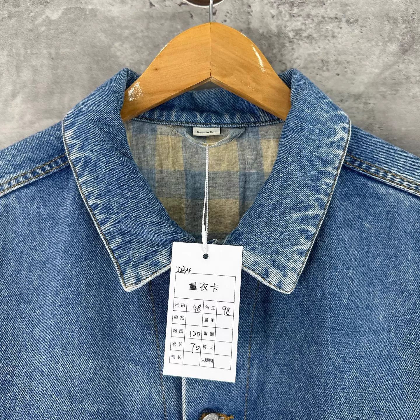 Gucci Logo Embroidered Denim Jacket in Blue Size US M / EU 48-50 / 2 - 3 Thumbnail