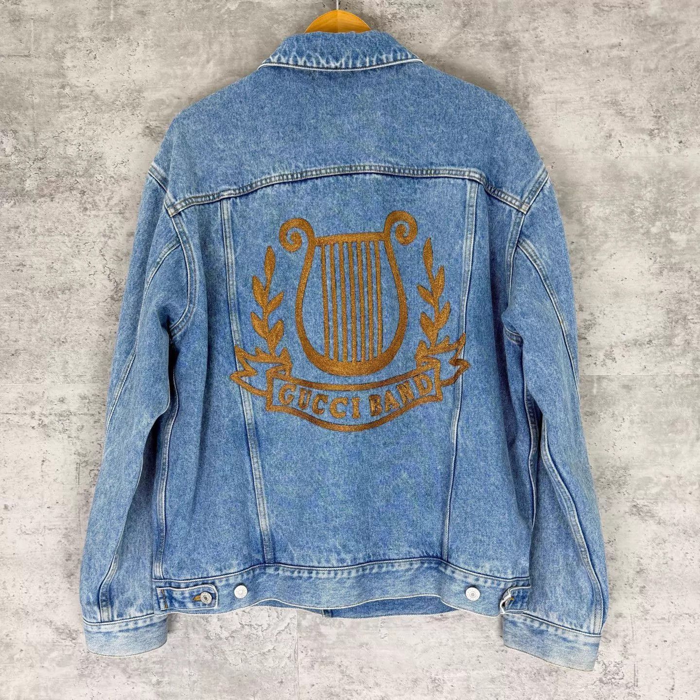 Gucci Logo Embroidered Denim Jacket in Blue Size US M / EU 48-50 / 2 - 2 Thumbnail