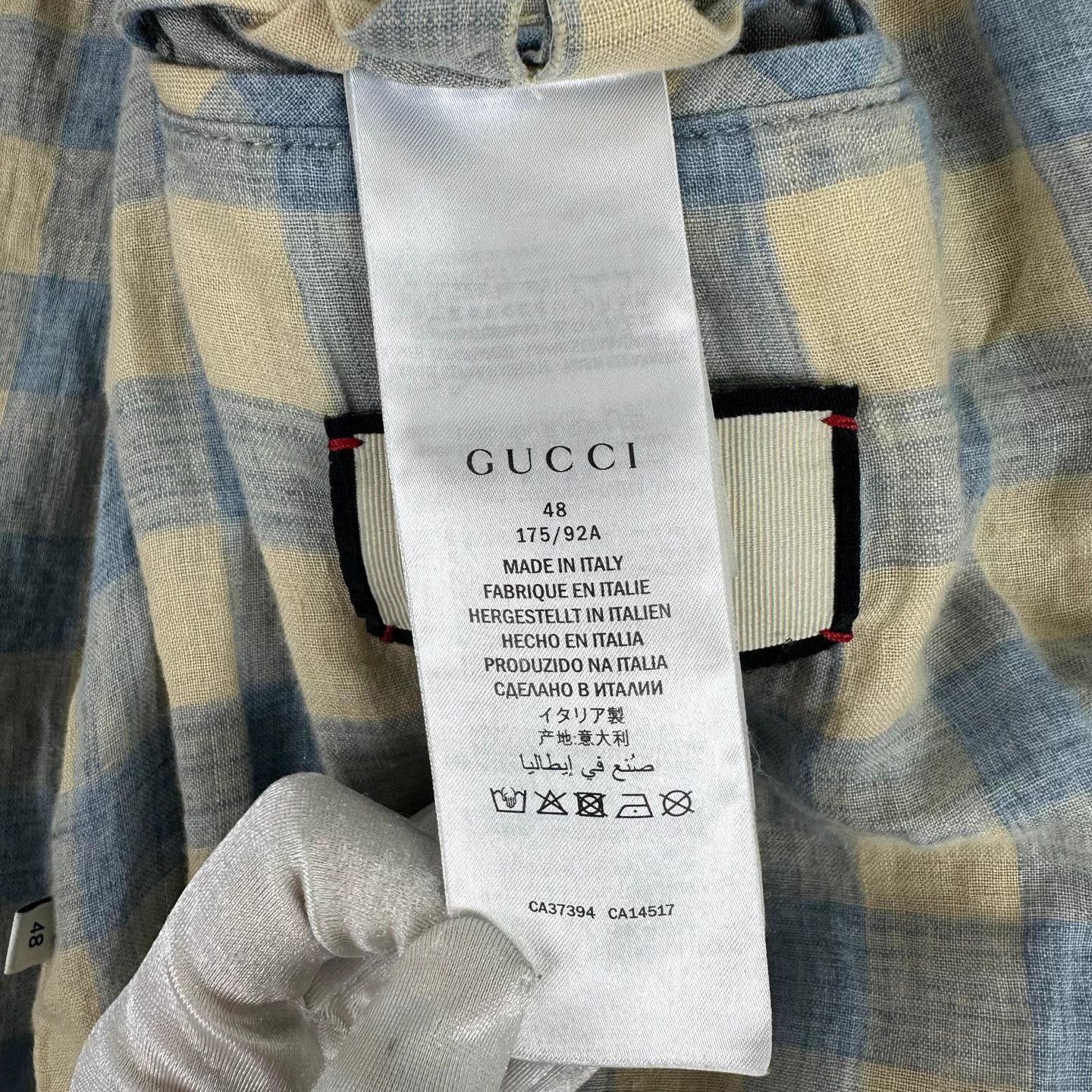 Gucci Logo Embroidered Denim Jacket in Blue Size US M / EU 48-50 / 2 - 7 Thumbnail