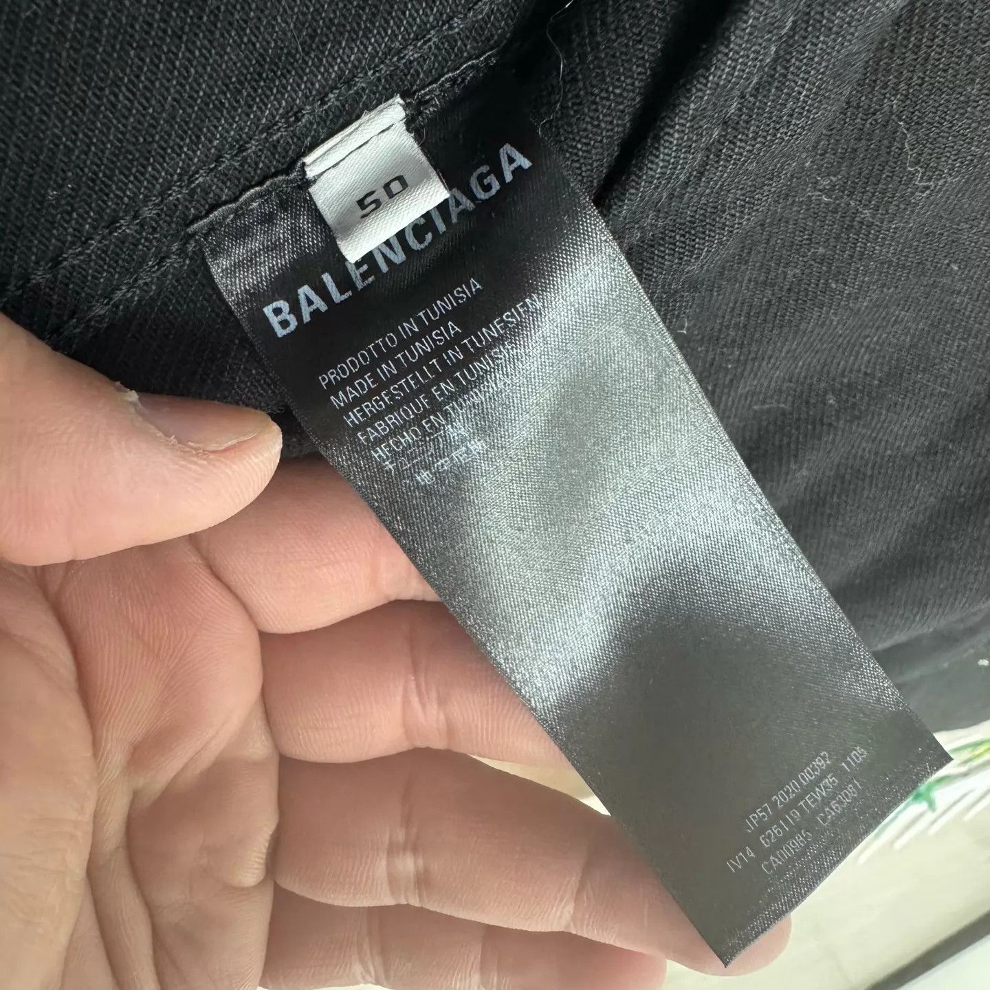 Balenciaga Black Denim Jacket in Like New Condition Size US M / EU 48-50 / 2 - 6 Thumbnail