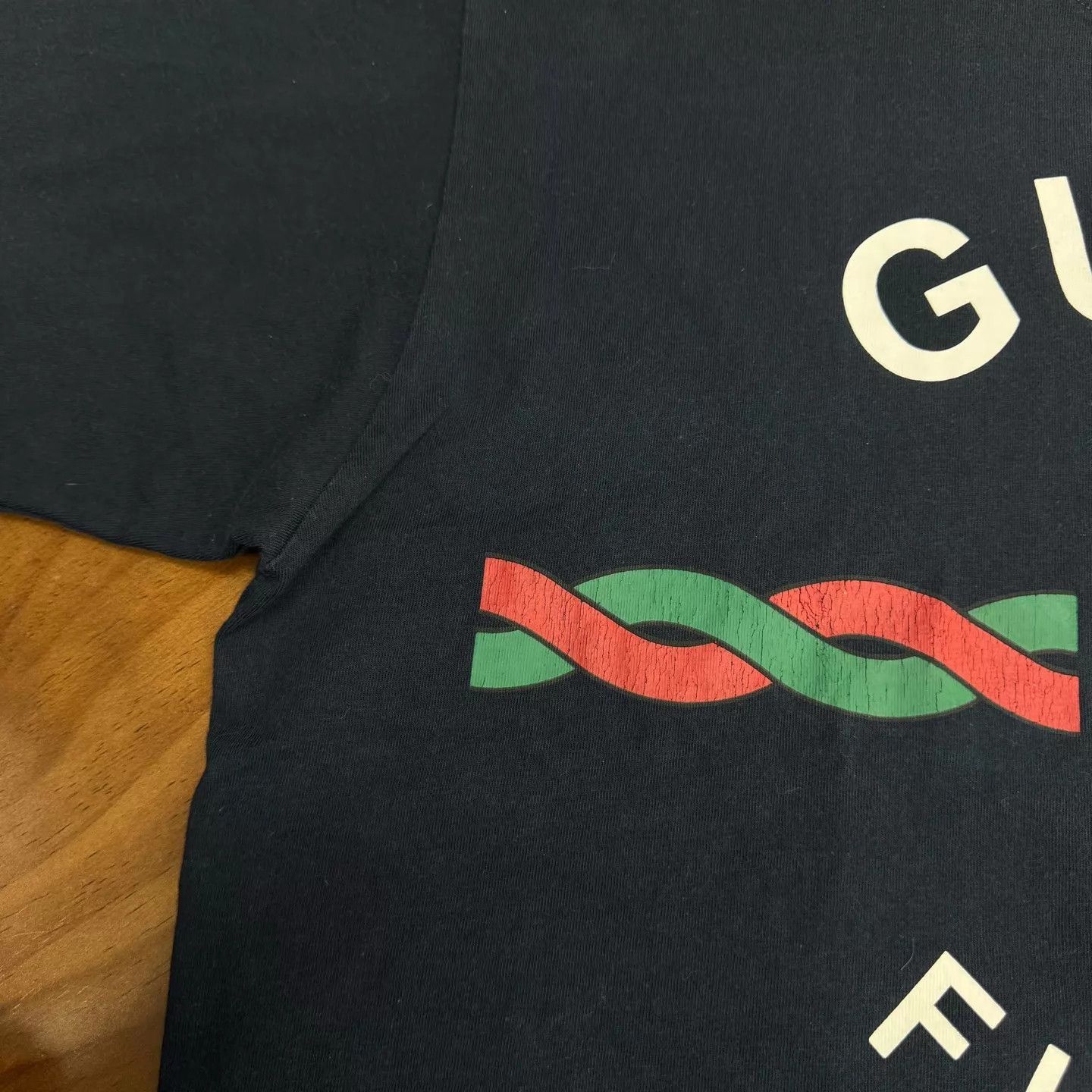 Gucci Deep Blue Logo Short Sleeve Tee Size US S / EU 44-46 / 1 - 6 Thumbnail