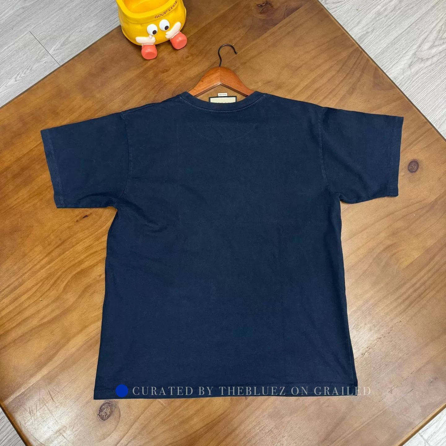 Gucci Deep Blue Logo Short Sleeve Tee Size US S / EU 44-46 / 1 - 2 Thumbnail