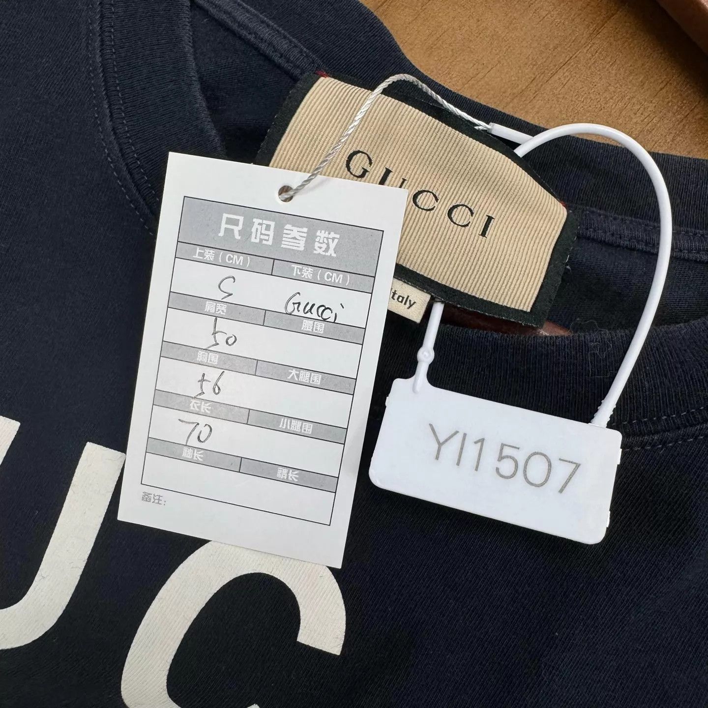 Gucci Deep Blue Logo Short Sleeve Tee Size US S / EU 44-46 / 1 - 9 Thumbnail