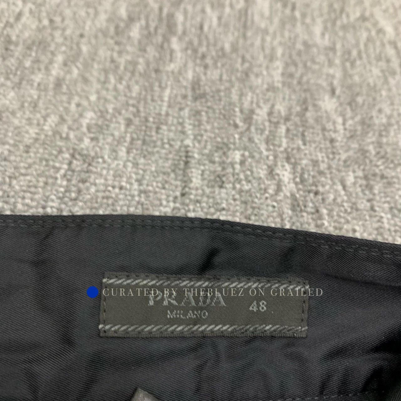 Prada Sleek Black Triangle Logo Nylon Shorts Size US 32 / EU 48 - 4 Thumbnail
