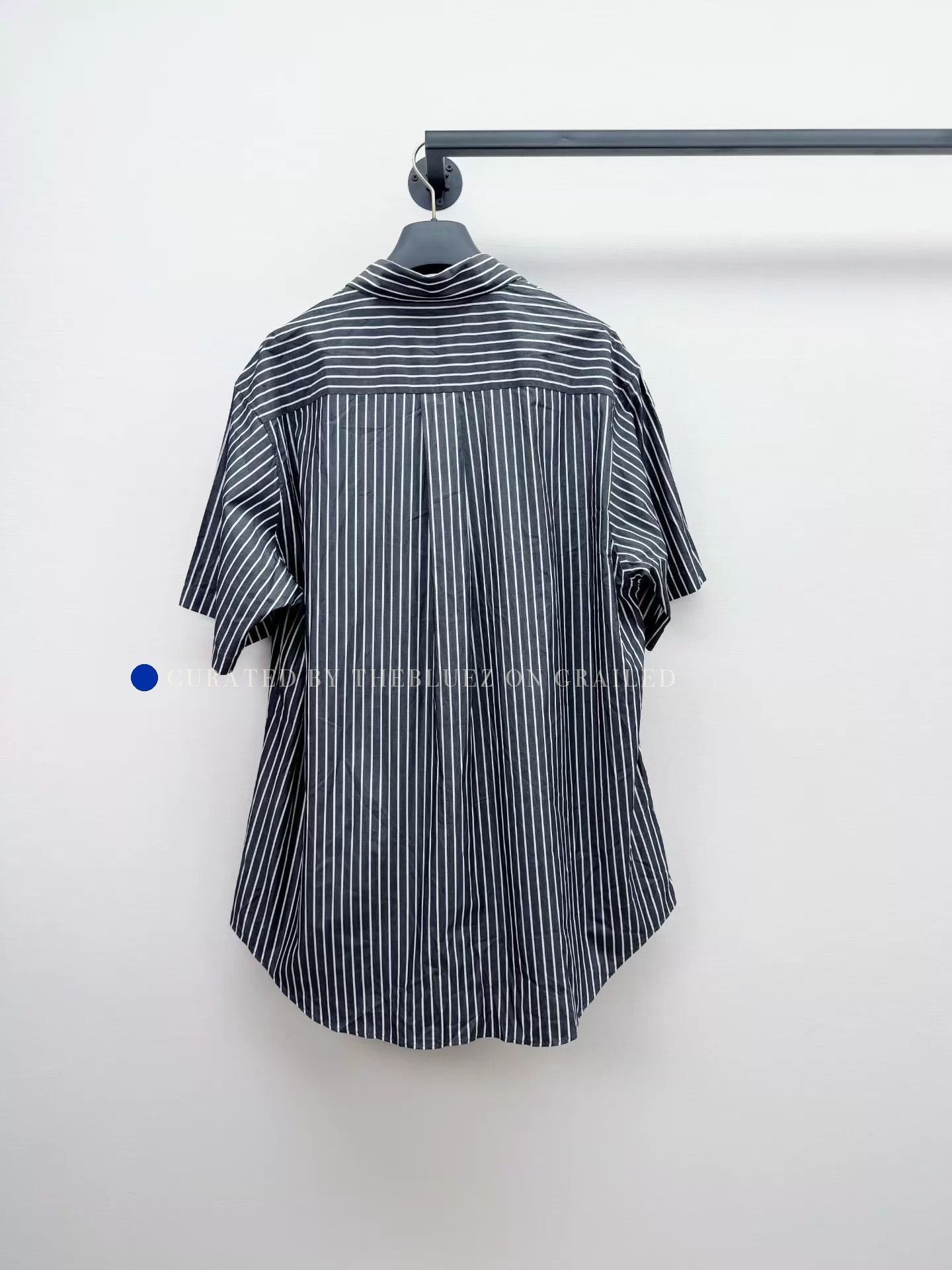 Balenciaga Striped Button-Up Shirt in Multi Size US M / EU 48-50 / 2 - 7 Thumbnail