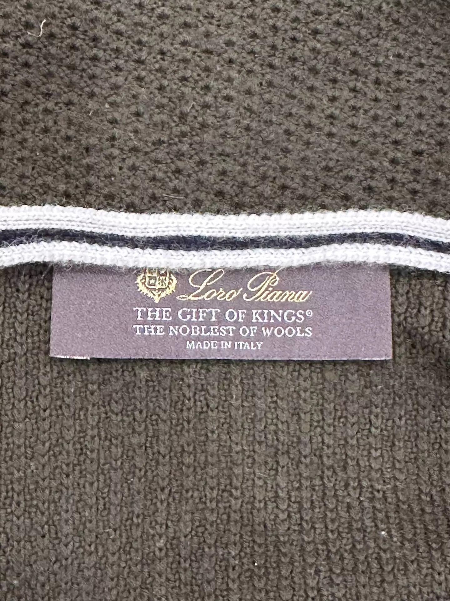 Loro Piana Cashmere Mesh Zip Jacket in Deep Green Size US S / EU 44-46 / 1 - 5 Thumbnail