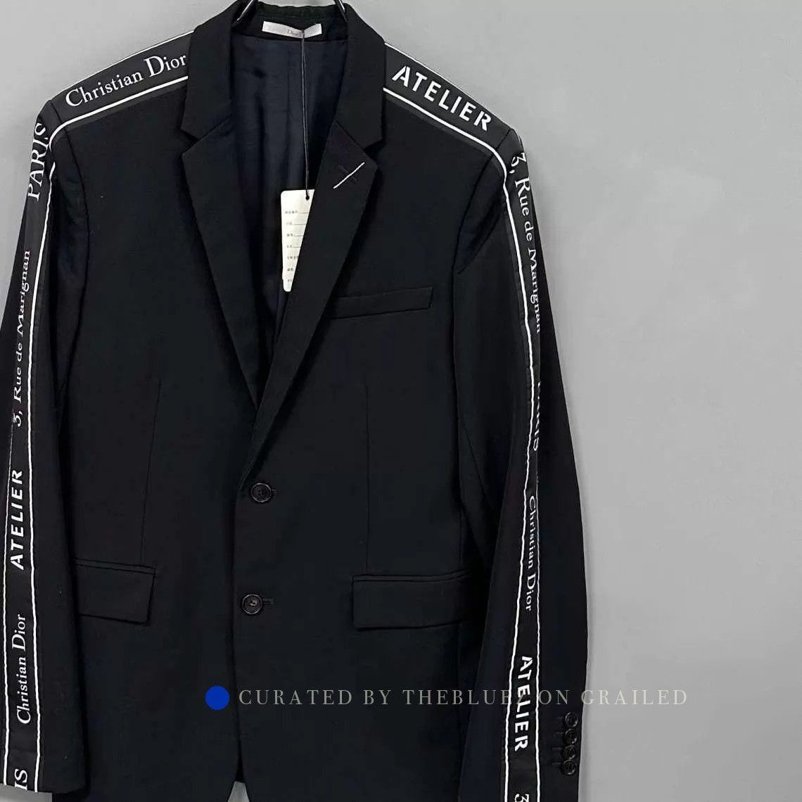 Dior Dior Runway Black Logo Tape Blazer Size US S / EU 44-46 / 1 - 2 Thumbnail