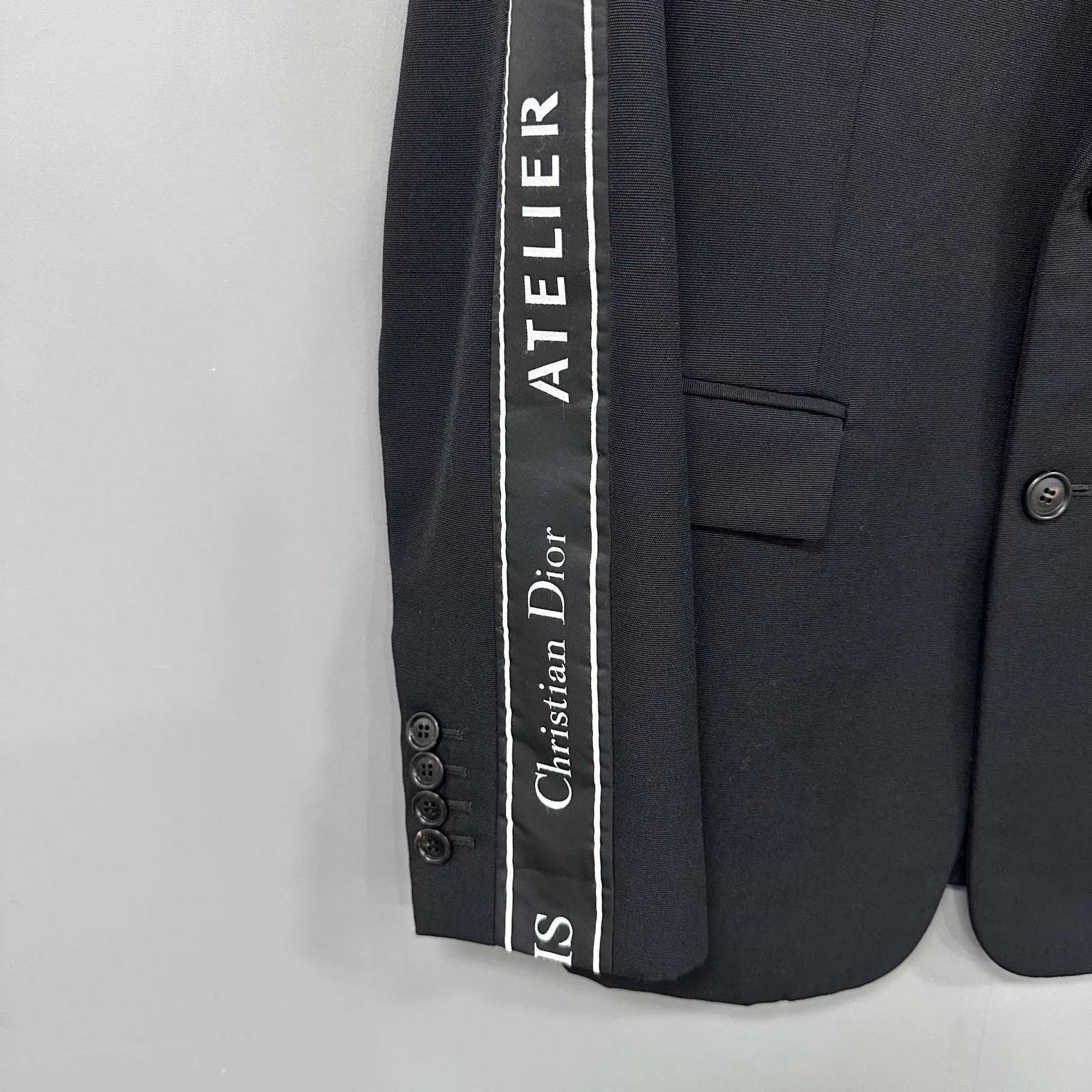 Dior Dior Runway Black Logo Tape Blazer Size US S / EU 44-46 / 1 - 3 Thumbnail