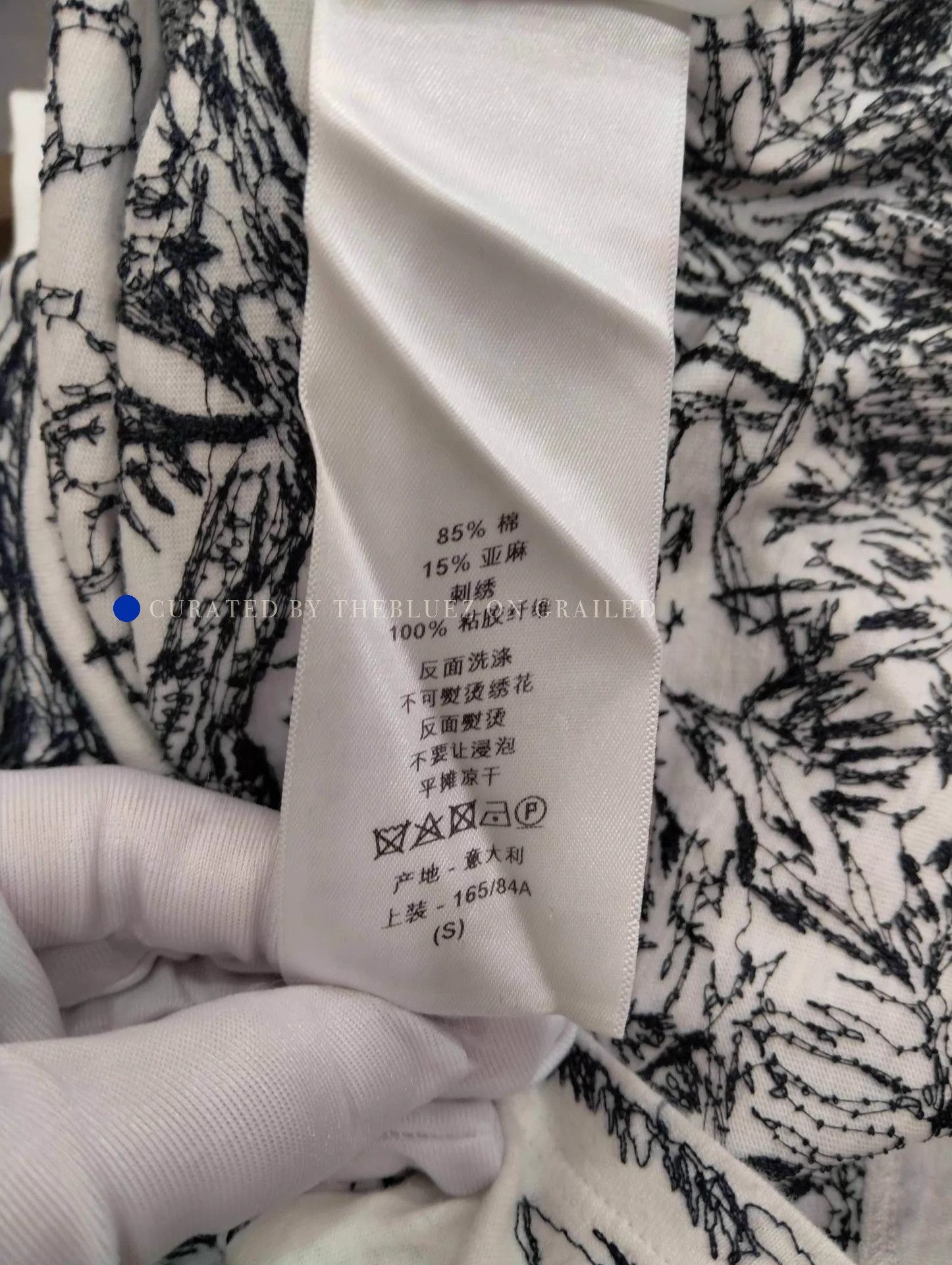 Dior Classic Print Embroidered T-Shirt Size US S / EU 44-46 / 1 - 4 Thumbnail