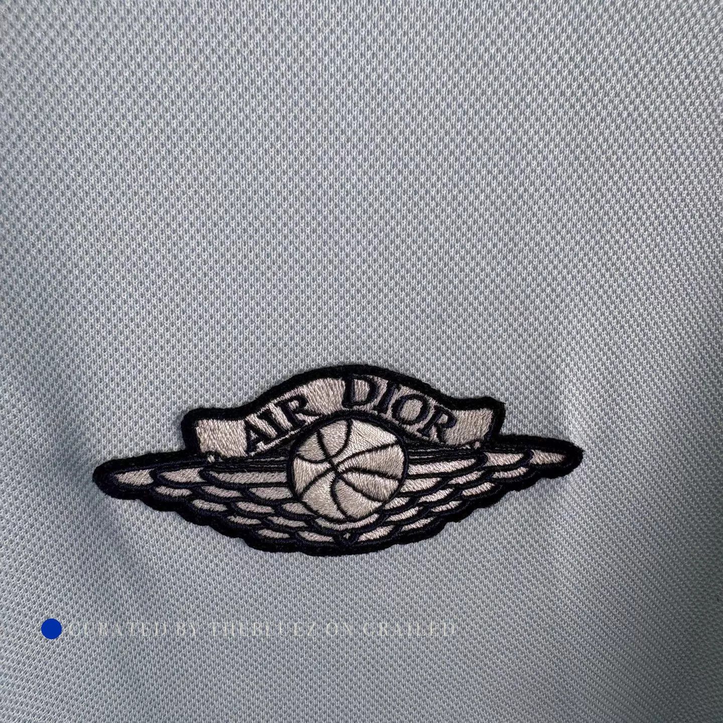 Dior Embroidered Logo Short Polo in Blue Size US XL / EU 56 / 4 - 4 Thumbnail