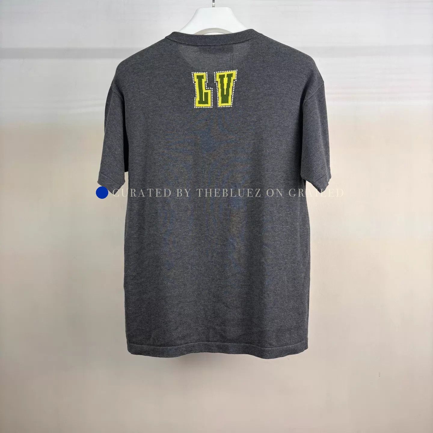 Louis Vuitton Multi Color Beaded Logo Short Sleeve T-Shirt Size US S / EU 44-46 / 1 - 2 Thumbnail