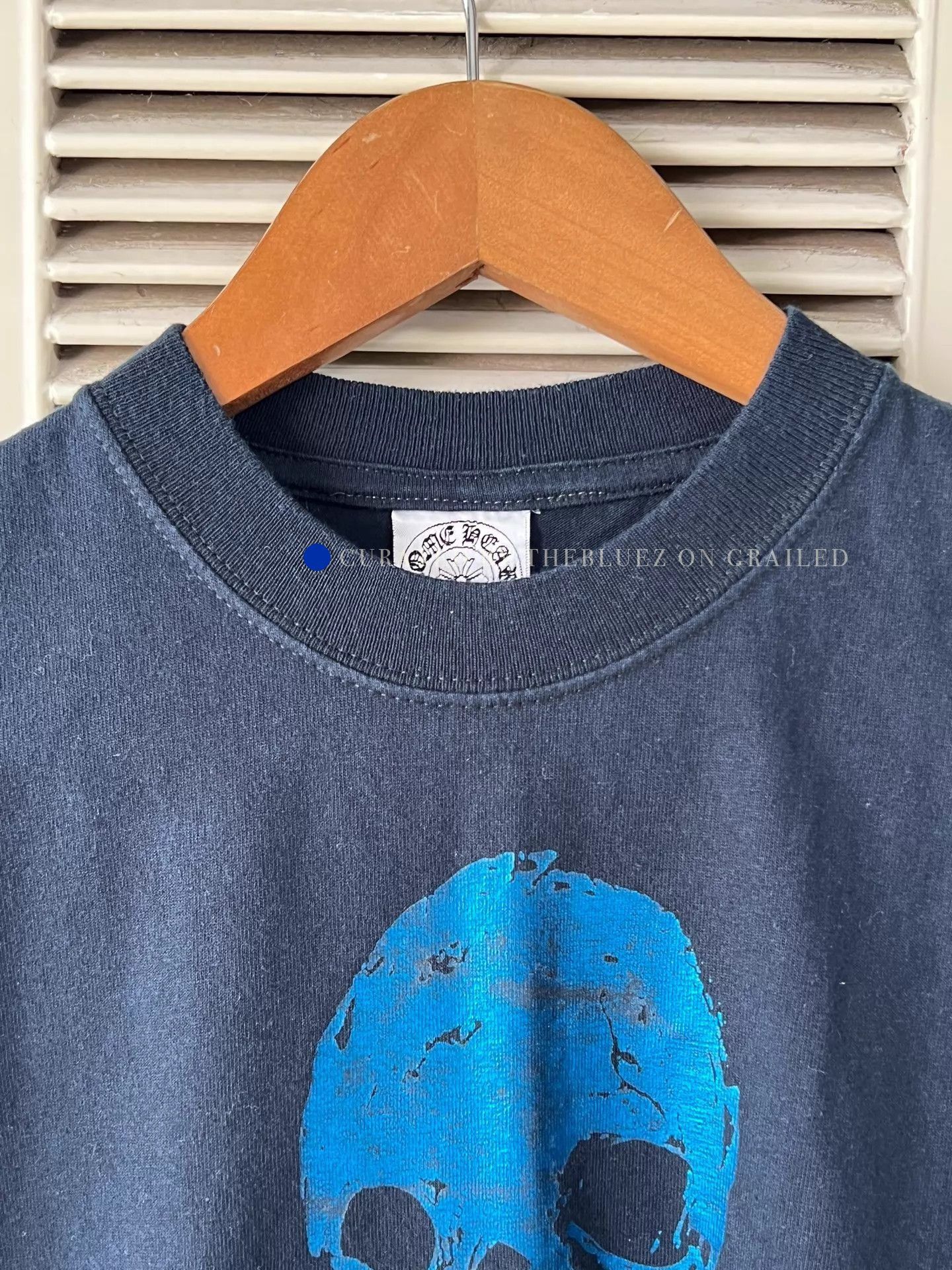 Chrome Hearts Blue Skull Double-Sided Graphic T-Shirt Size US M / EU 48-50 / 2 - 3 Thumbnail