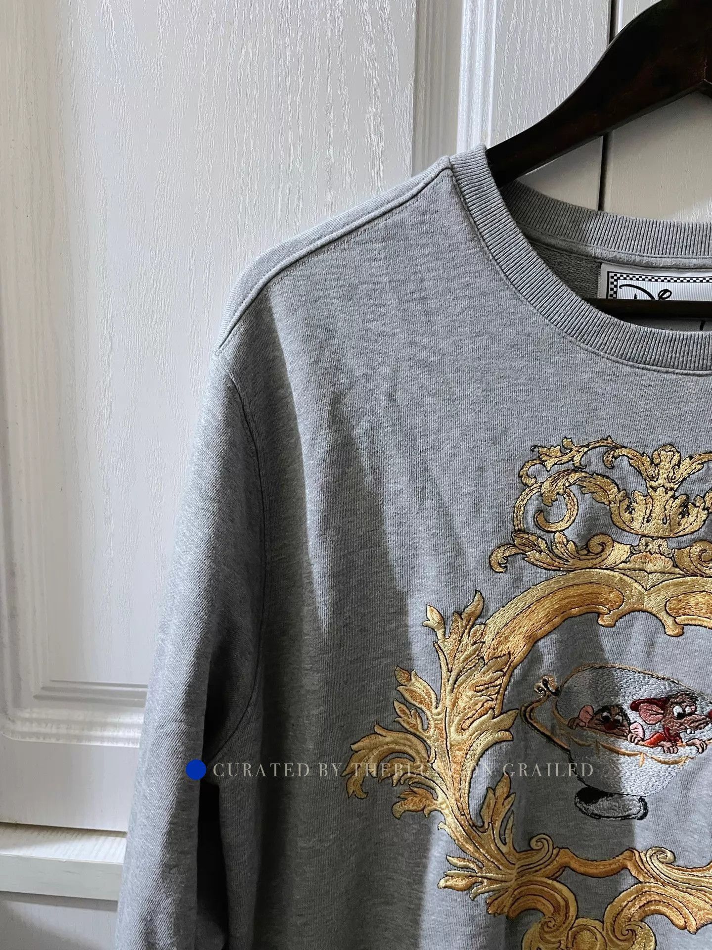 Versace Disney Year of the Rat Embroidered Hoodie Size US XL / EU 56 / 4 - 5 Thumbnail