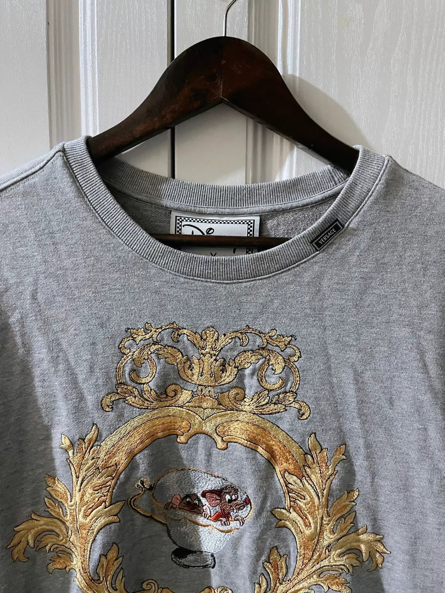 Versace Disney Year of the Rat Embroidered Hoodie Size US XL / EU 56 / 4 - 3 Thumbnail