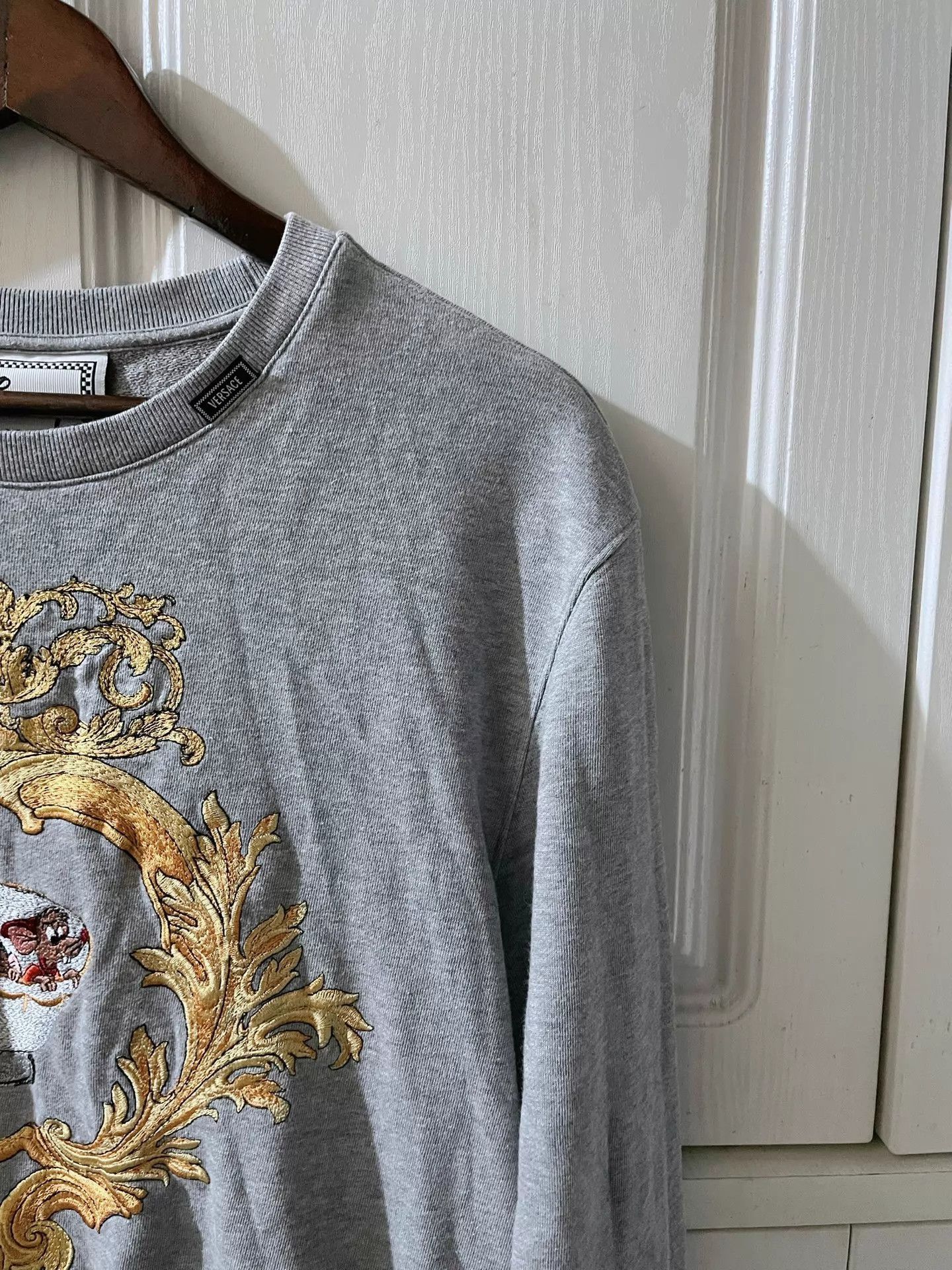 Versace Disney Year of the Rat Embroidered Hoodie Size US XL / EU 56 / 4 - 4 Thumbnail