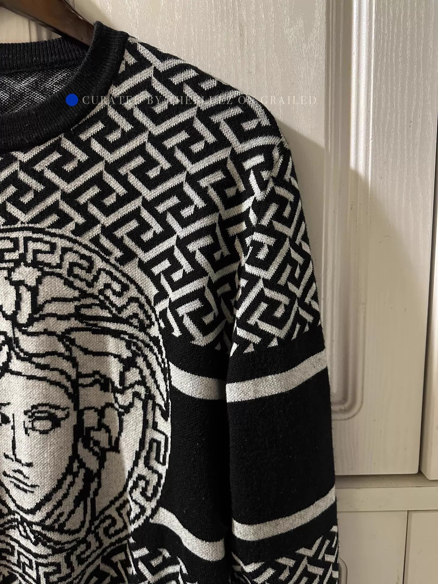 Versace Limited Edition Multicolor Wool Knit Sweater Size US M / EU 48-50 / 2 - 4 Thumbnail